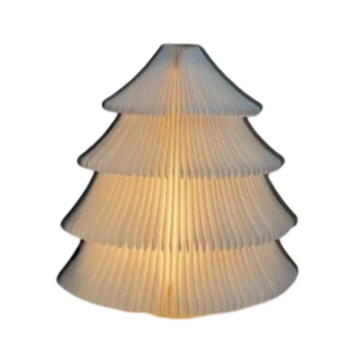 Elegant Wooden Christmas Lamp with Foldable Design for Warm Lighting