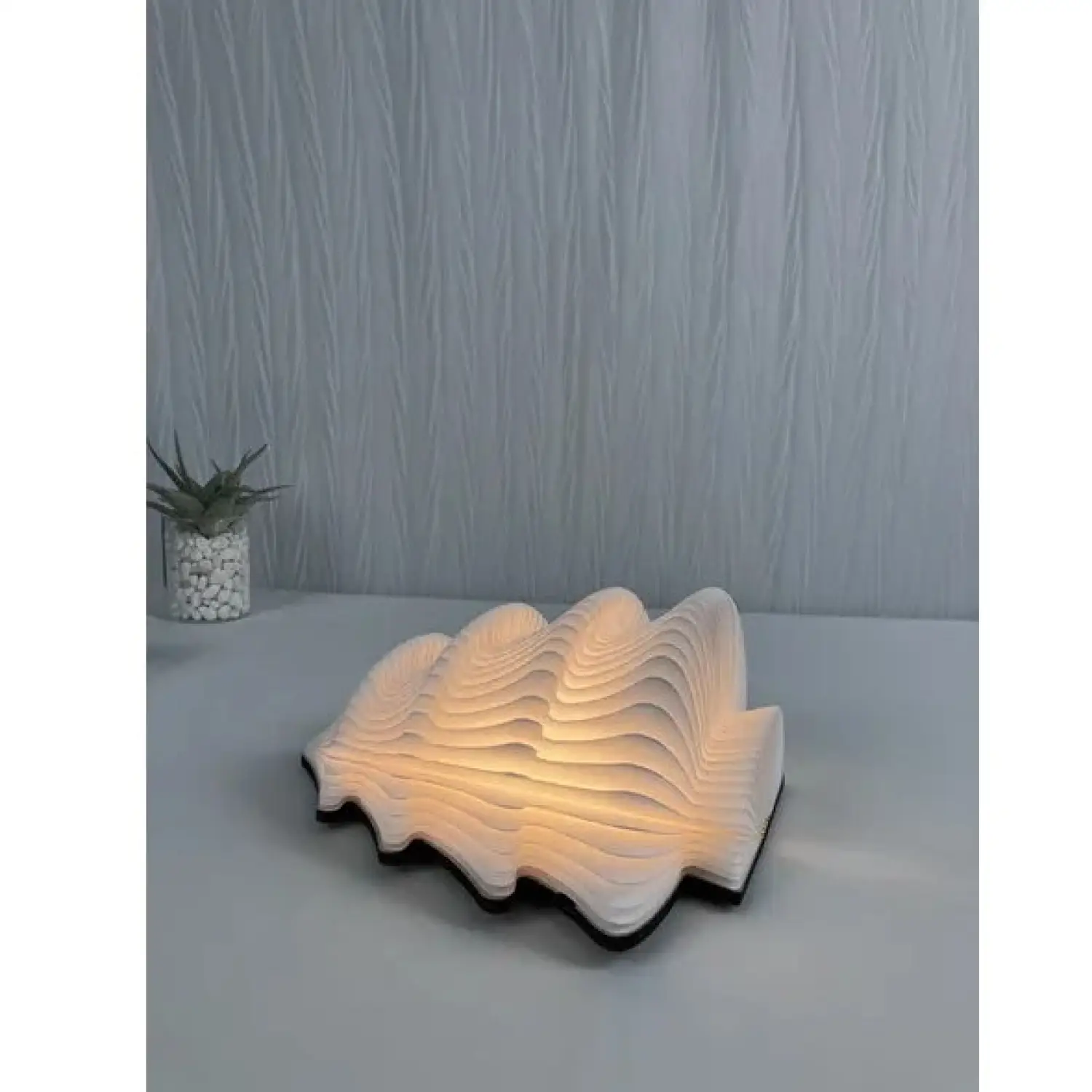 Elegant Wooden Christmas Lamp with Foldable Design for Warm Lighting - Image 7