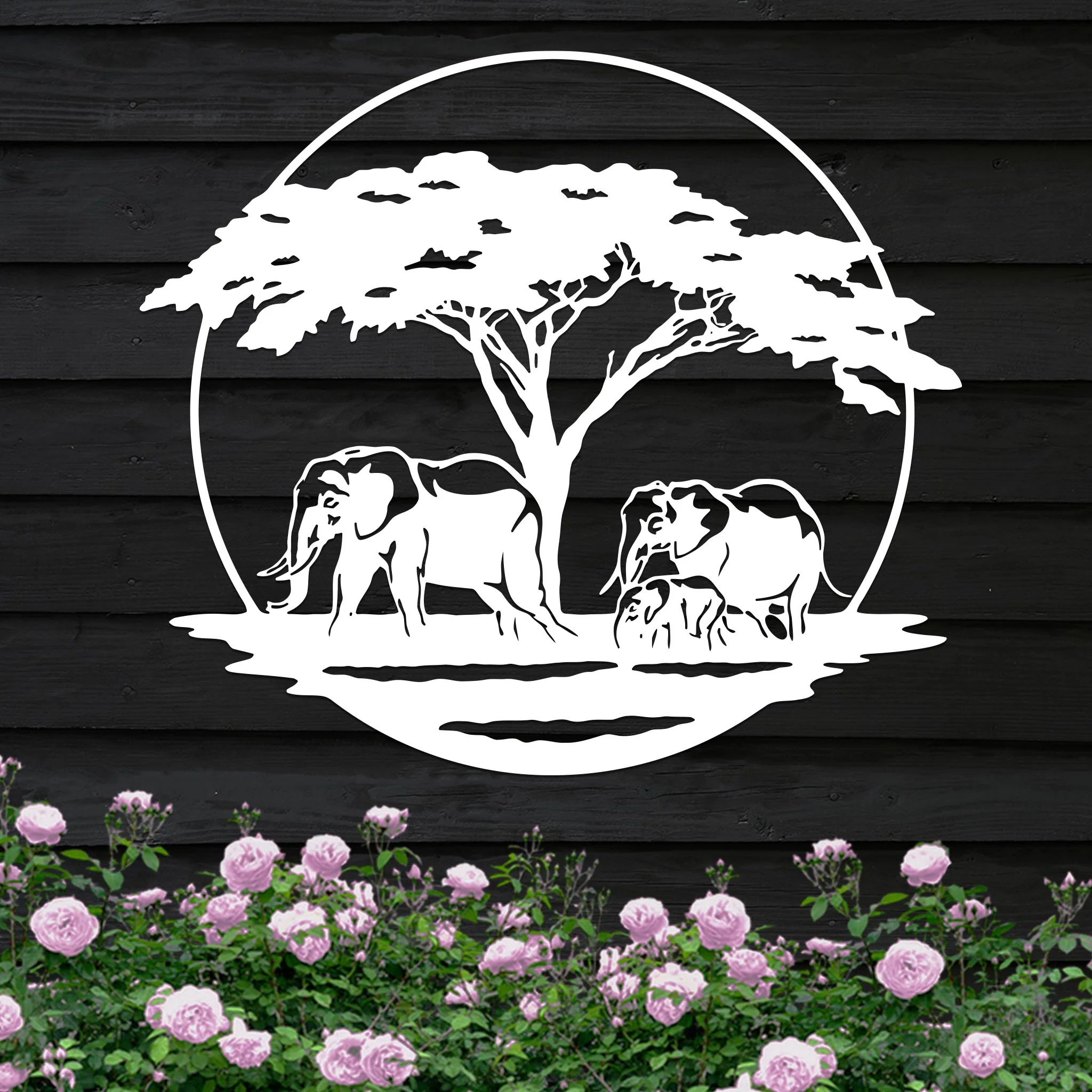 Elephant with Calf in the Serengeti Sign - Image 2