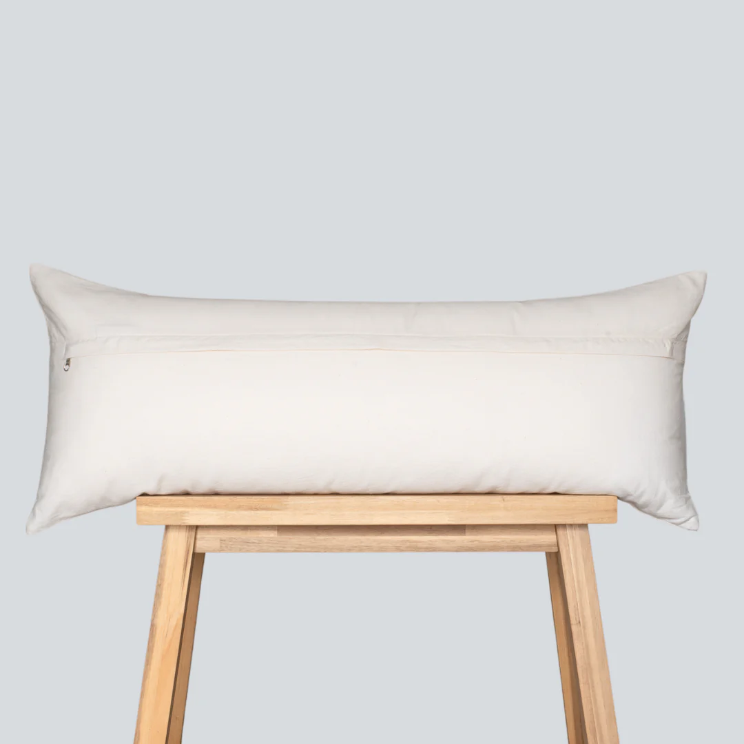 Ella Floral Block Printed Pillow Cover | Lumbar - Image 8