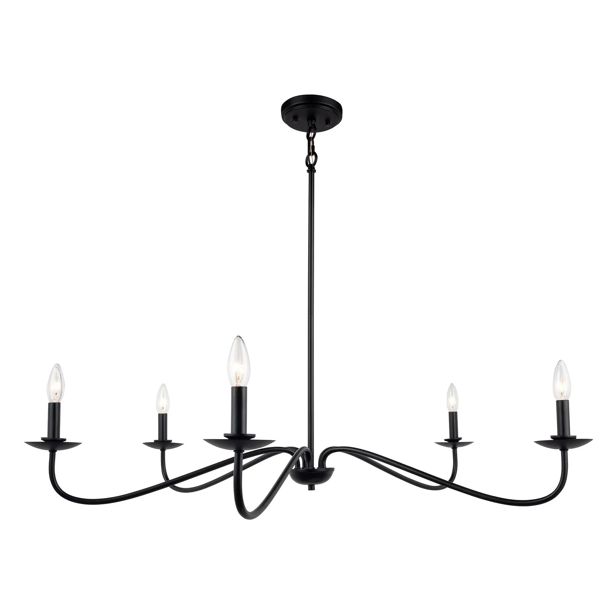 Ellie 5-Light Elegant Industrial Dimmable Chandelier - Image 10