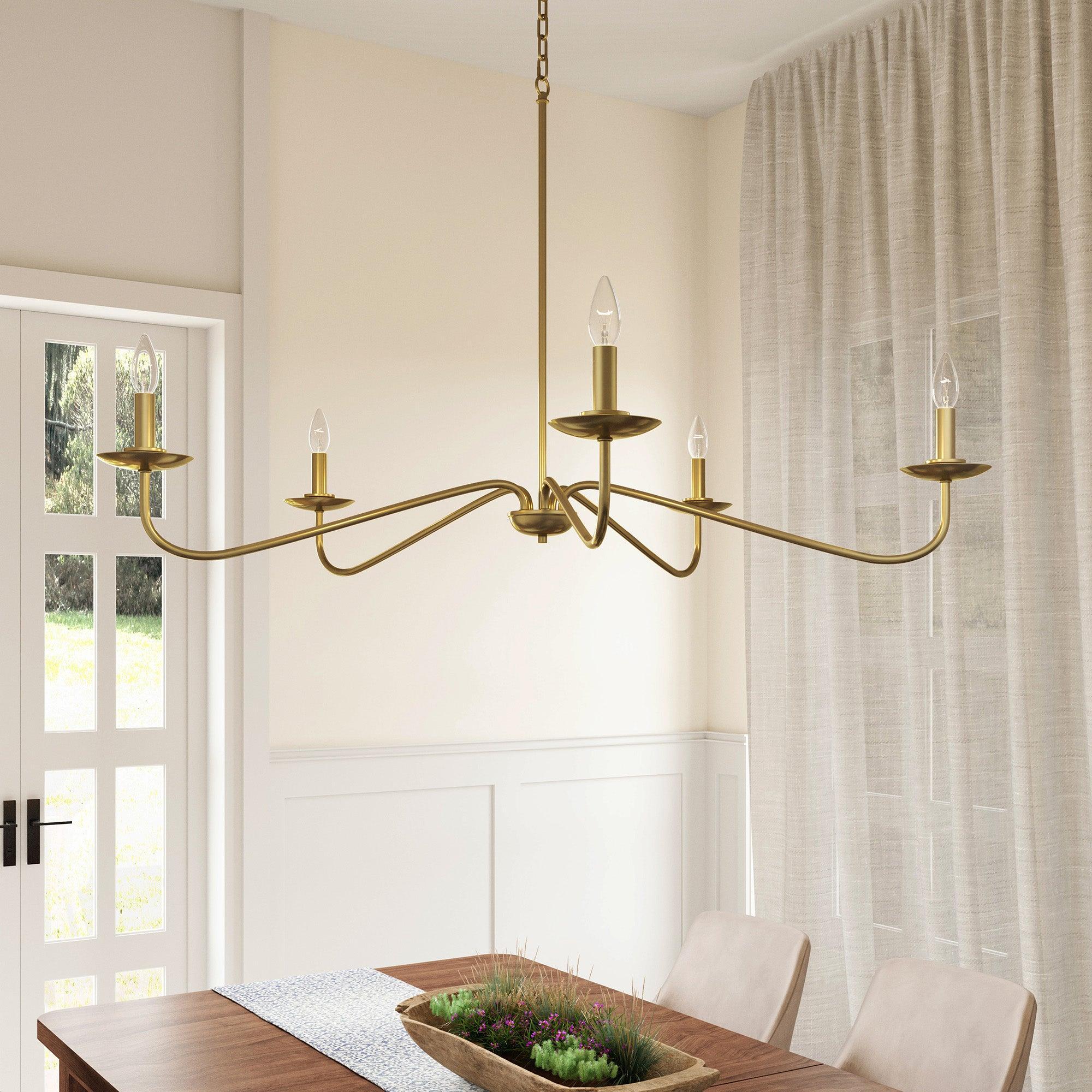 Ellie 5-Light Elegant Industrial Dimmable Chandelier - Image 14