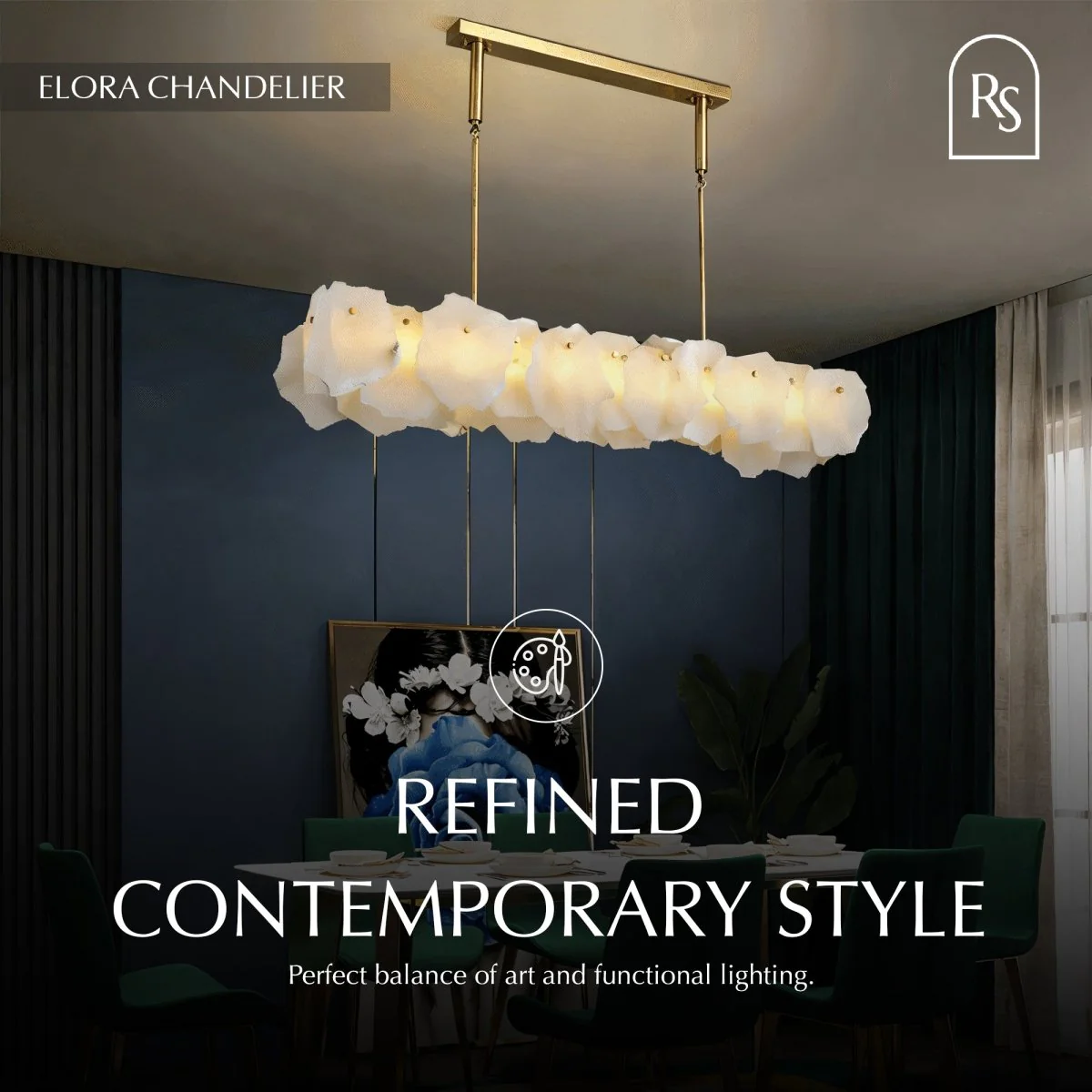 Elora Alabaster Chandelier - Image 12