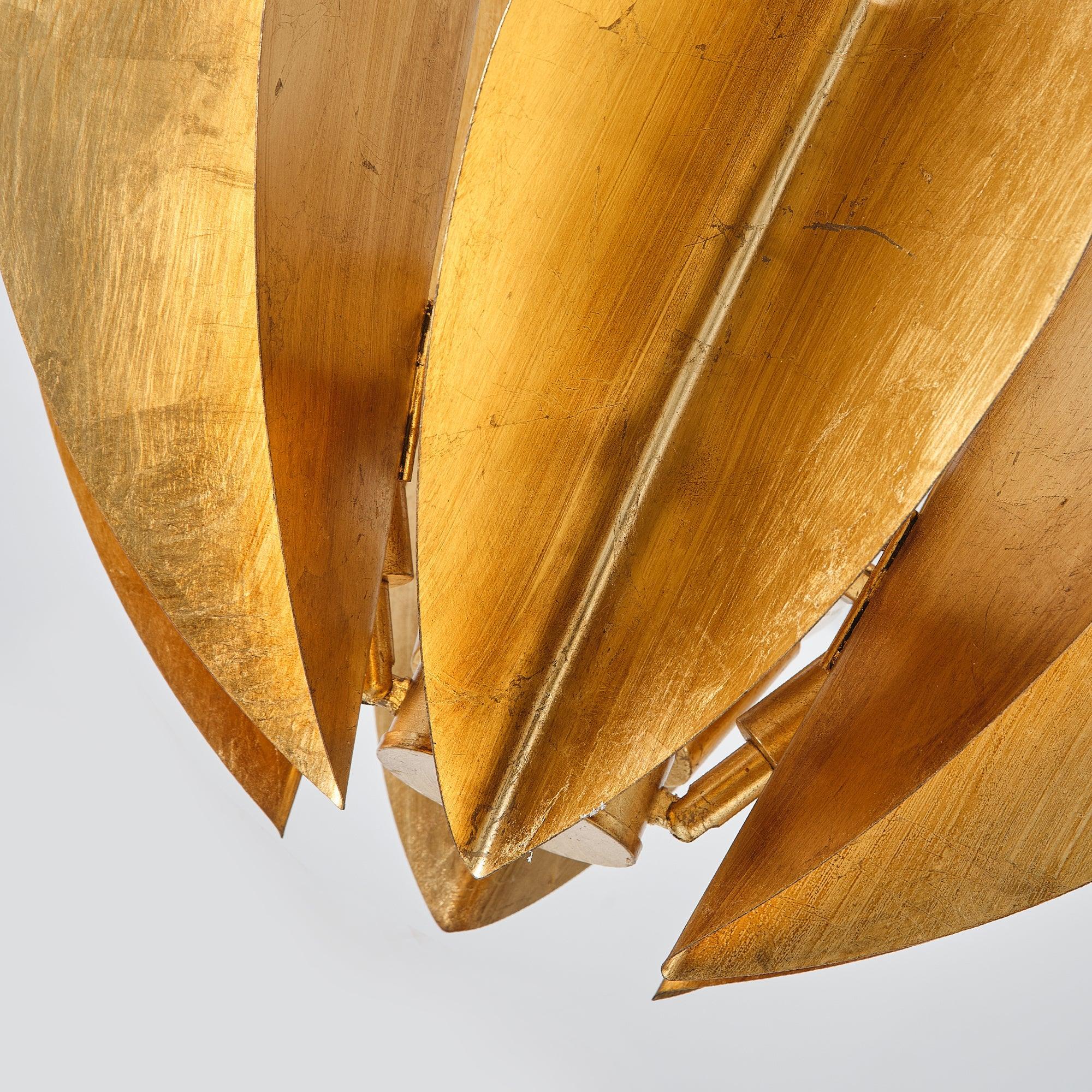 Elvira Farmhouse Gold Hexagonal Ceiling Light - Image 13