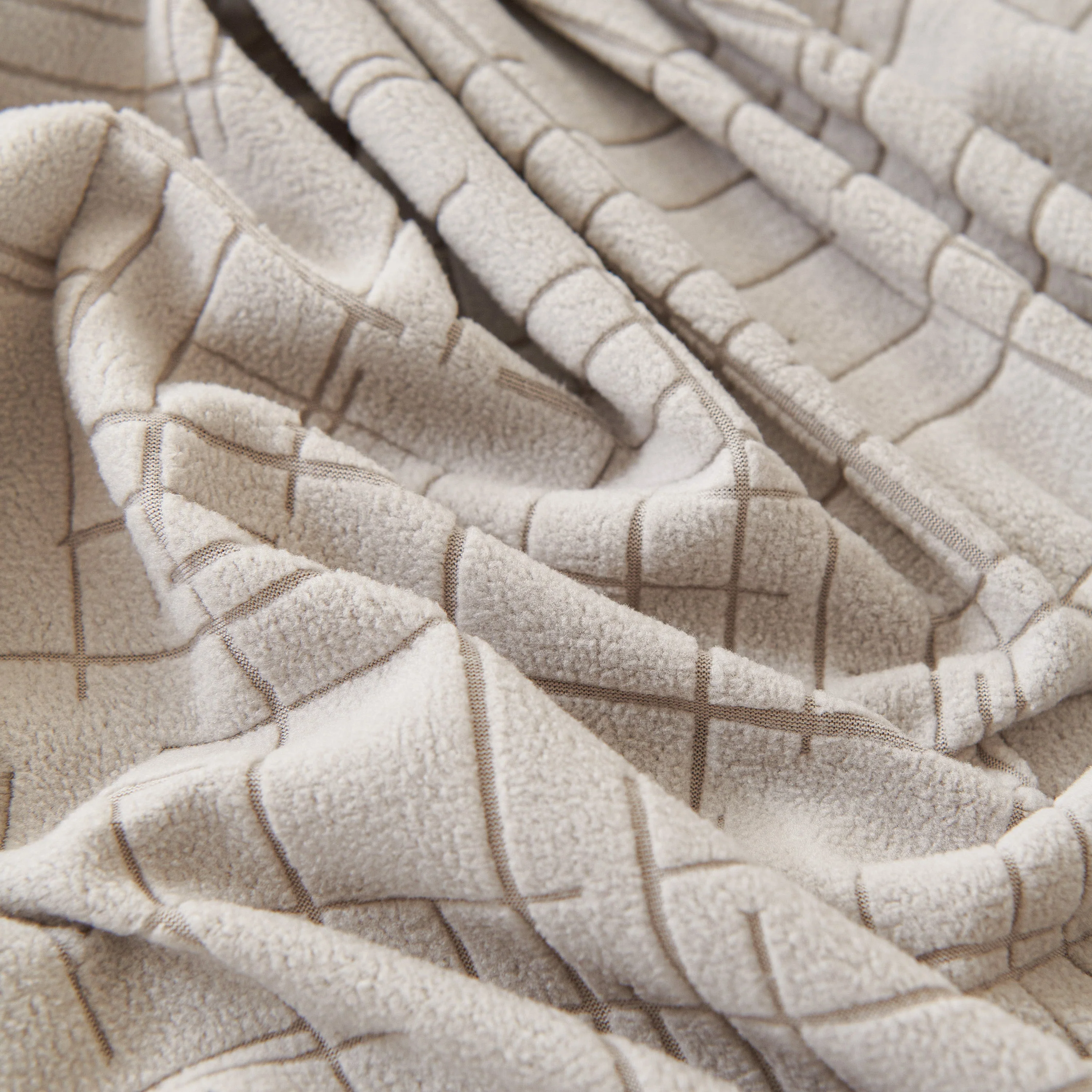 Embossed Lines Couch Covers Stretchable Non-Slip & Washable Sofa Slipcovers - Image 160