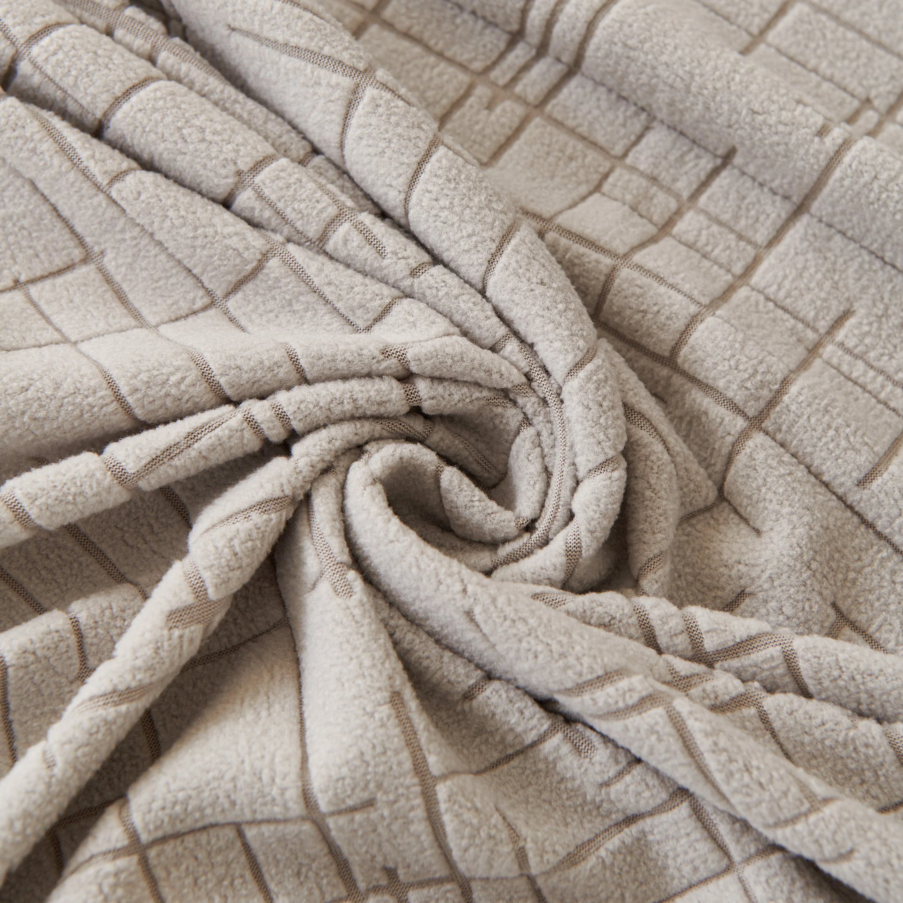Embossed Lines Couch Covers Stretchable Non-Slip & Washable Sofa Slipcovers - Image 163