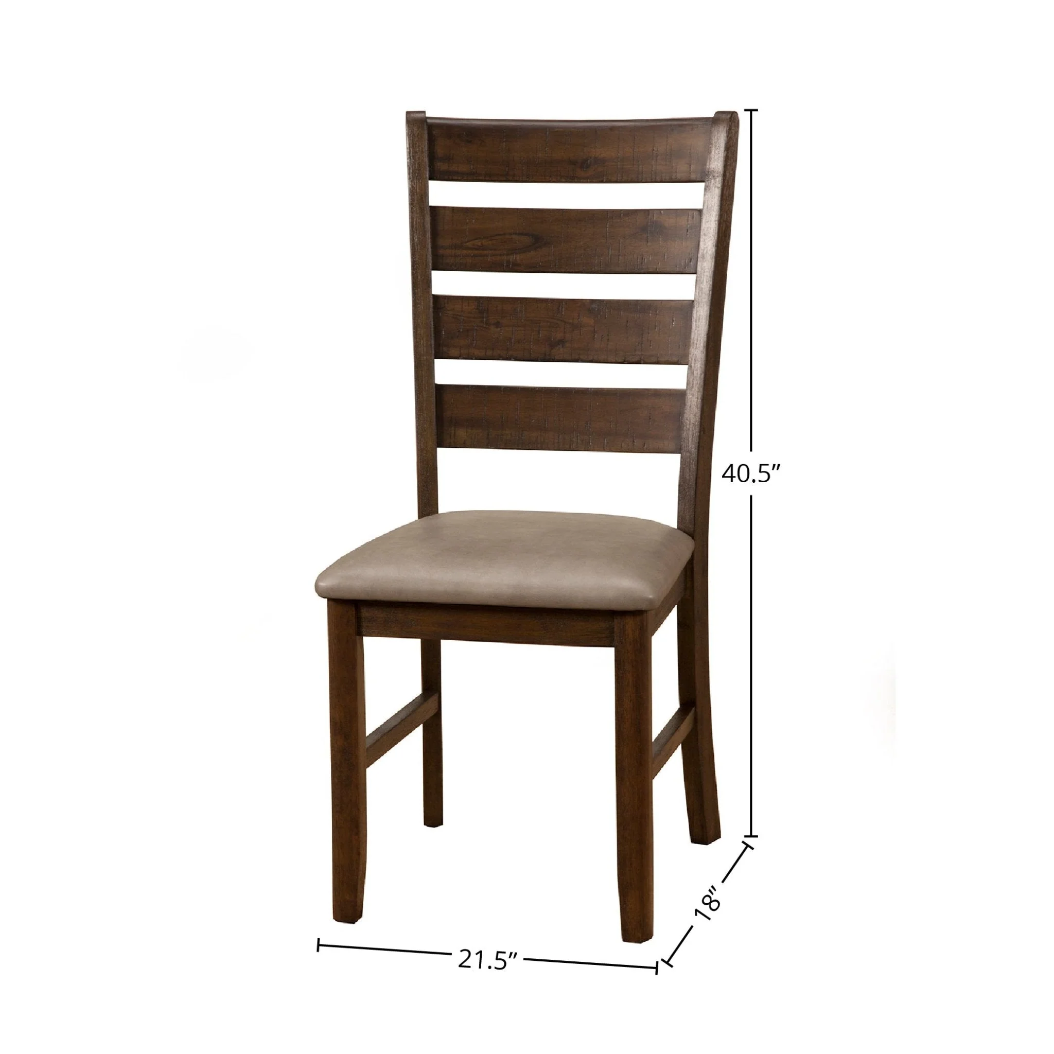 Emery Side Chairs, Walnut - Image 4