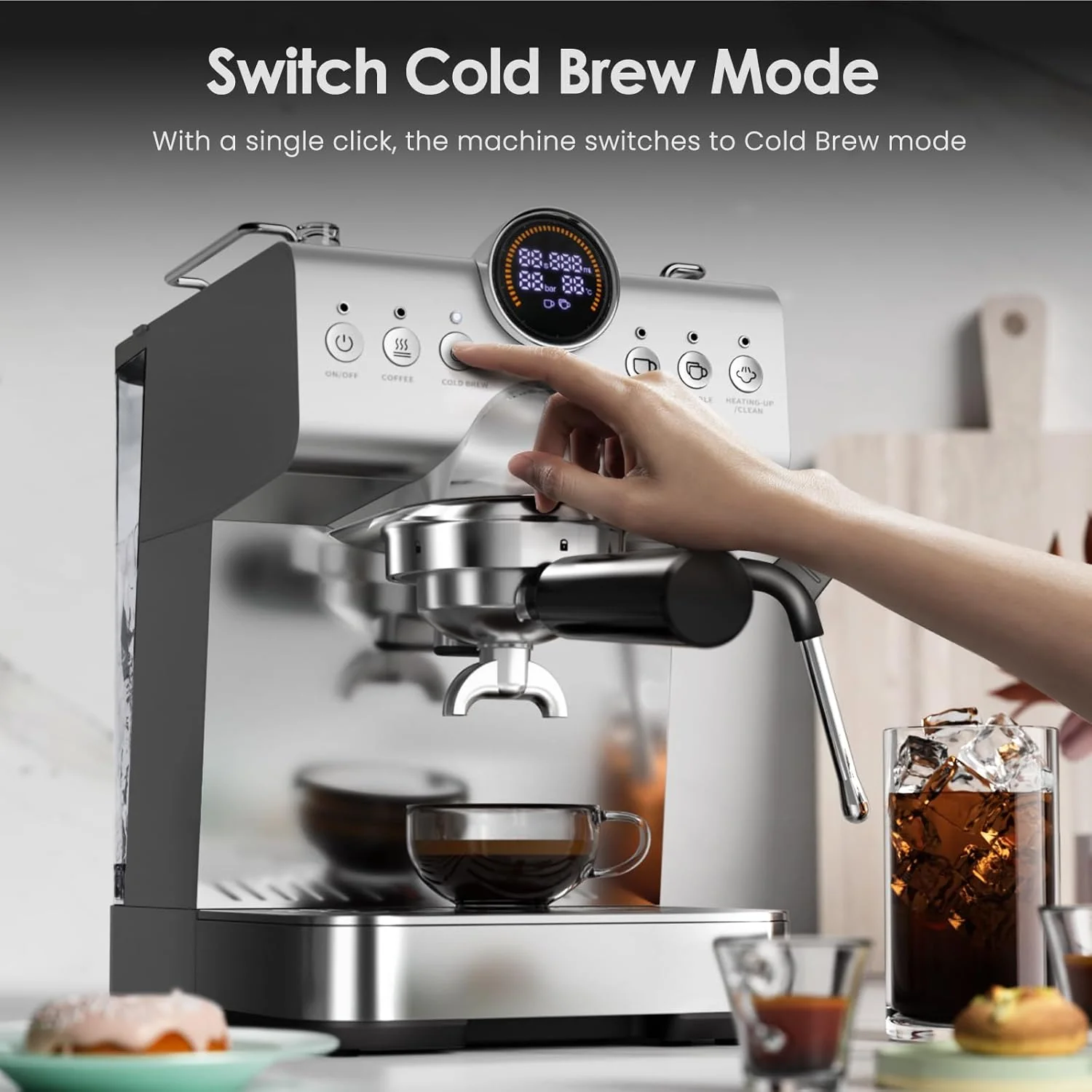 Espresso Machine with Cold Brew CM8057 - Image 3