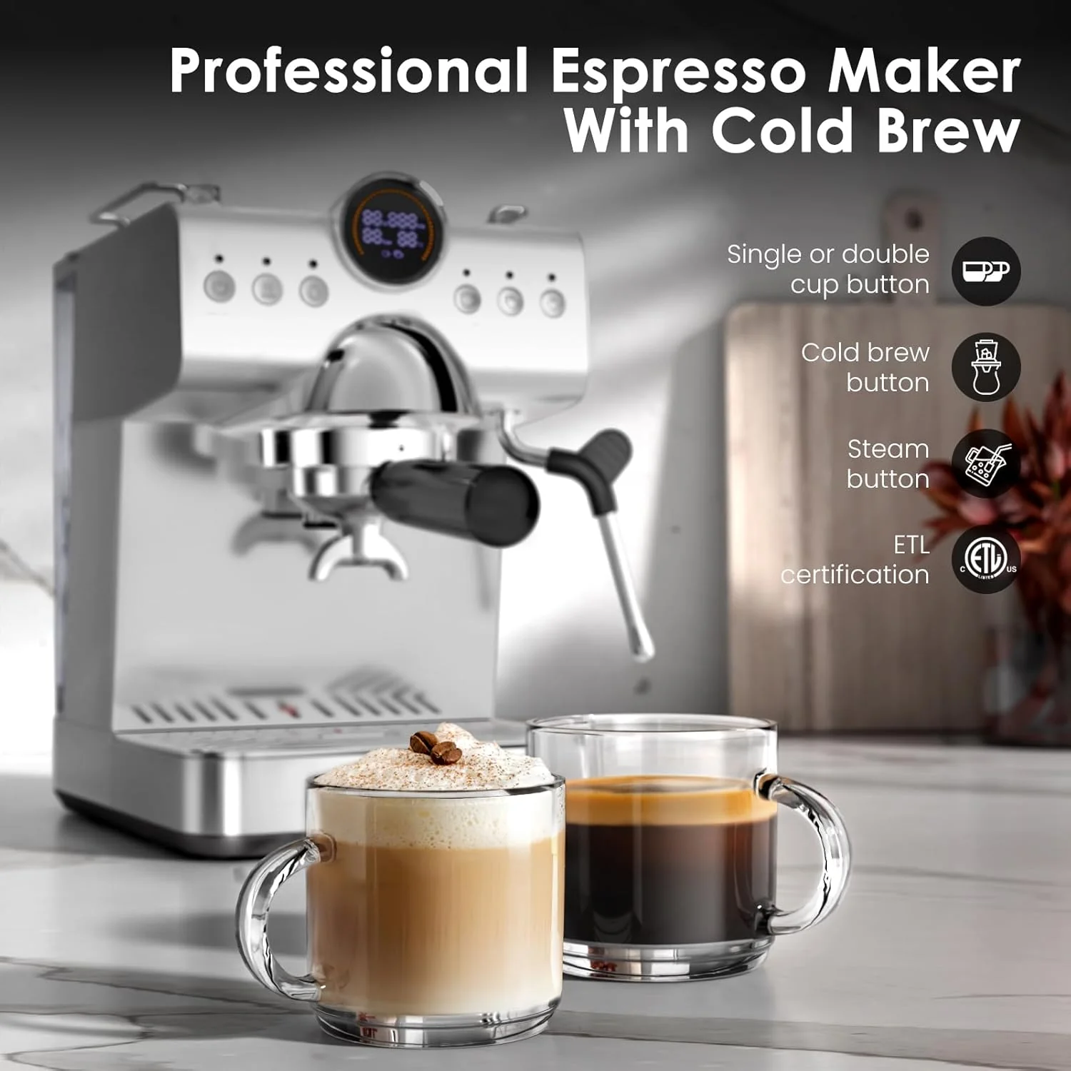 Espresso Machine with Cold Brew CM8057 - Image 5