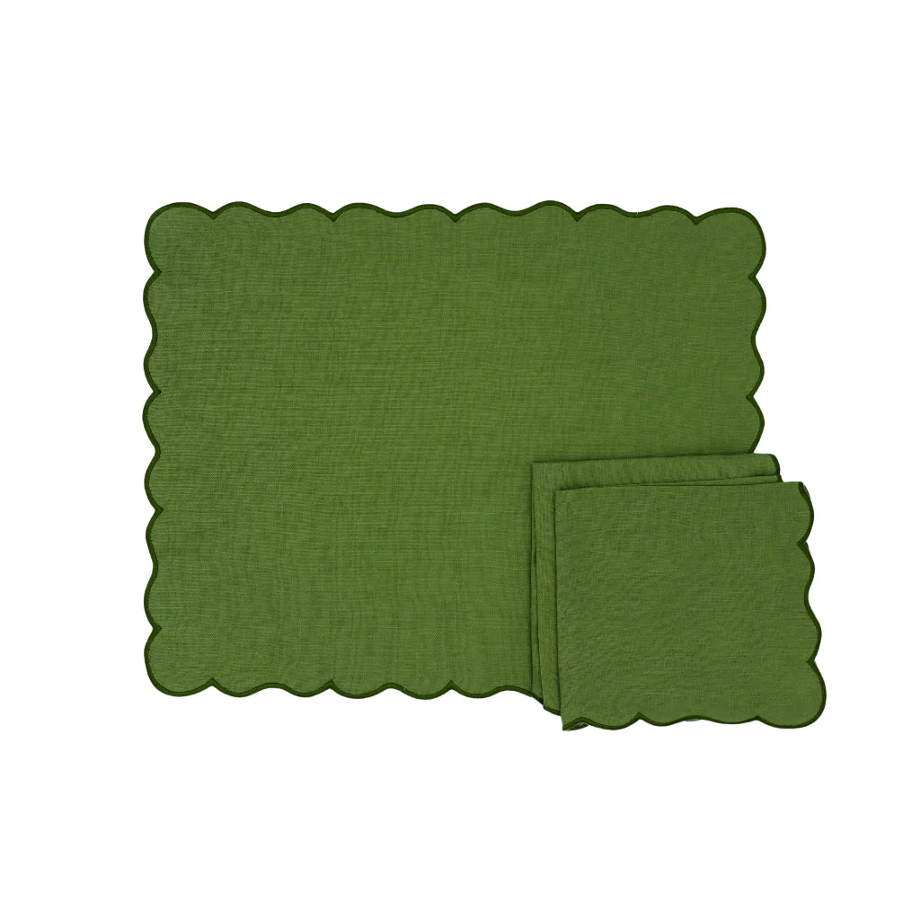 Evergreen Wave Placemat - Set of 4 - Image 2