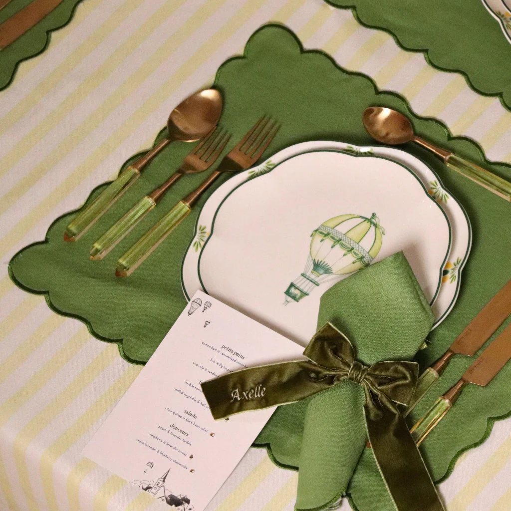 Evergreen Wave Placemat - Set of 4 - Image 3