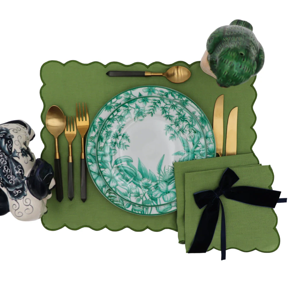 Evergreen Wave Placemat - Set of 4 - Image 6