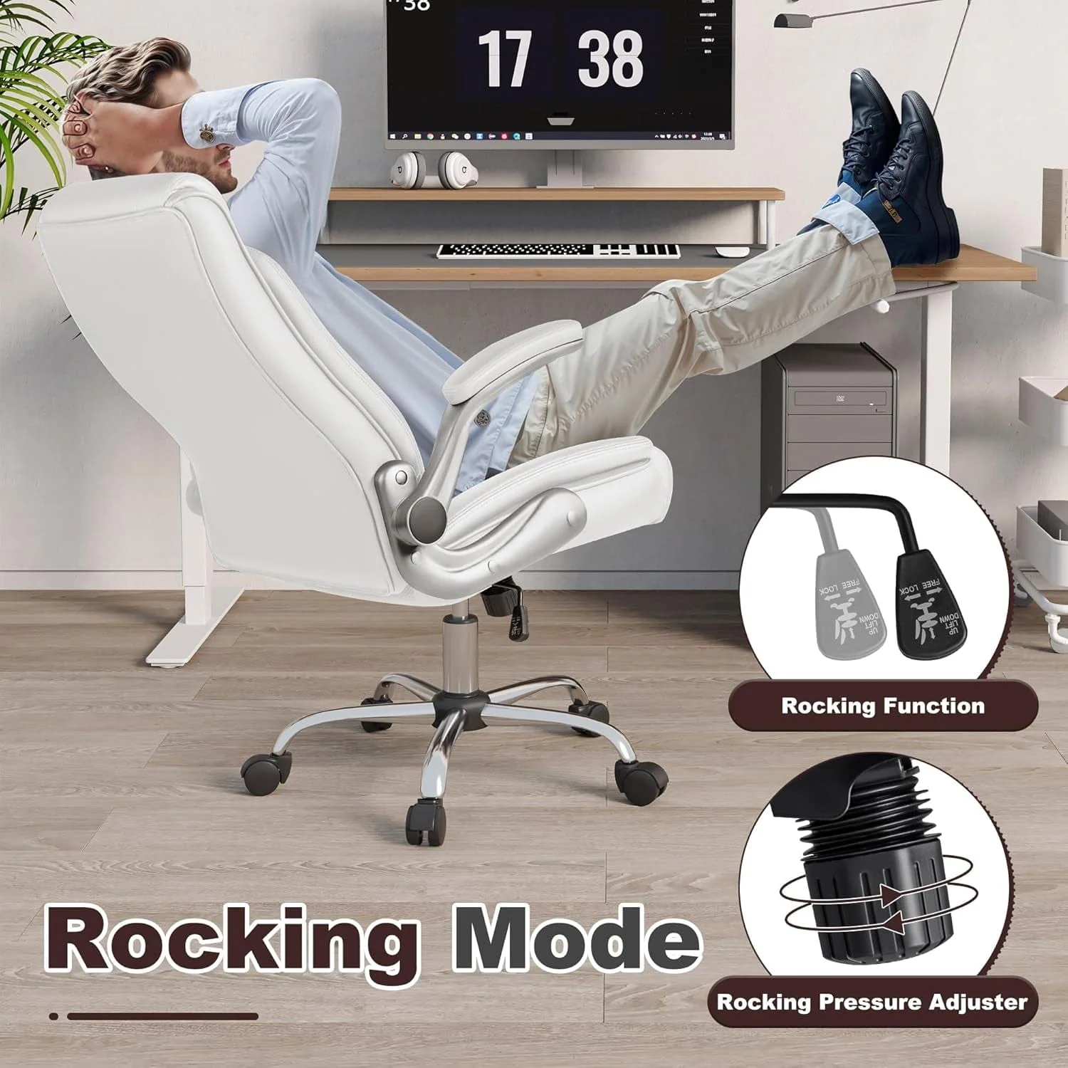 Executive Office Chair, Ergonomic High Back - Image 3