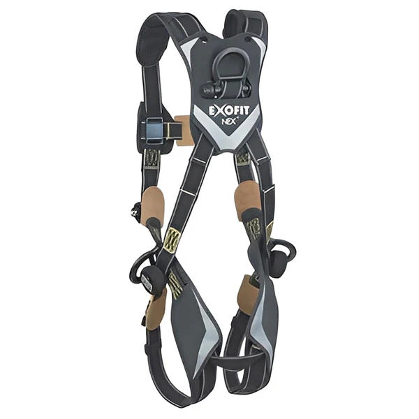 ExoFit NEX Arc Flash Harness w/PVC Coated Aluminum D-Rings, Back&Side - All Sizes - Image 2
