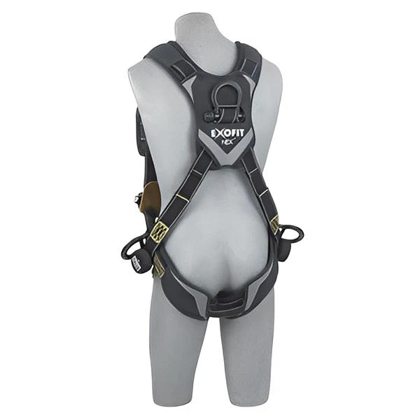 ExoFit NEX Arc Flash Harness w/PVC Coated Aluminum D-Rings, Back&Side - All Sizes - Image 3