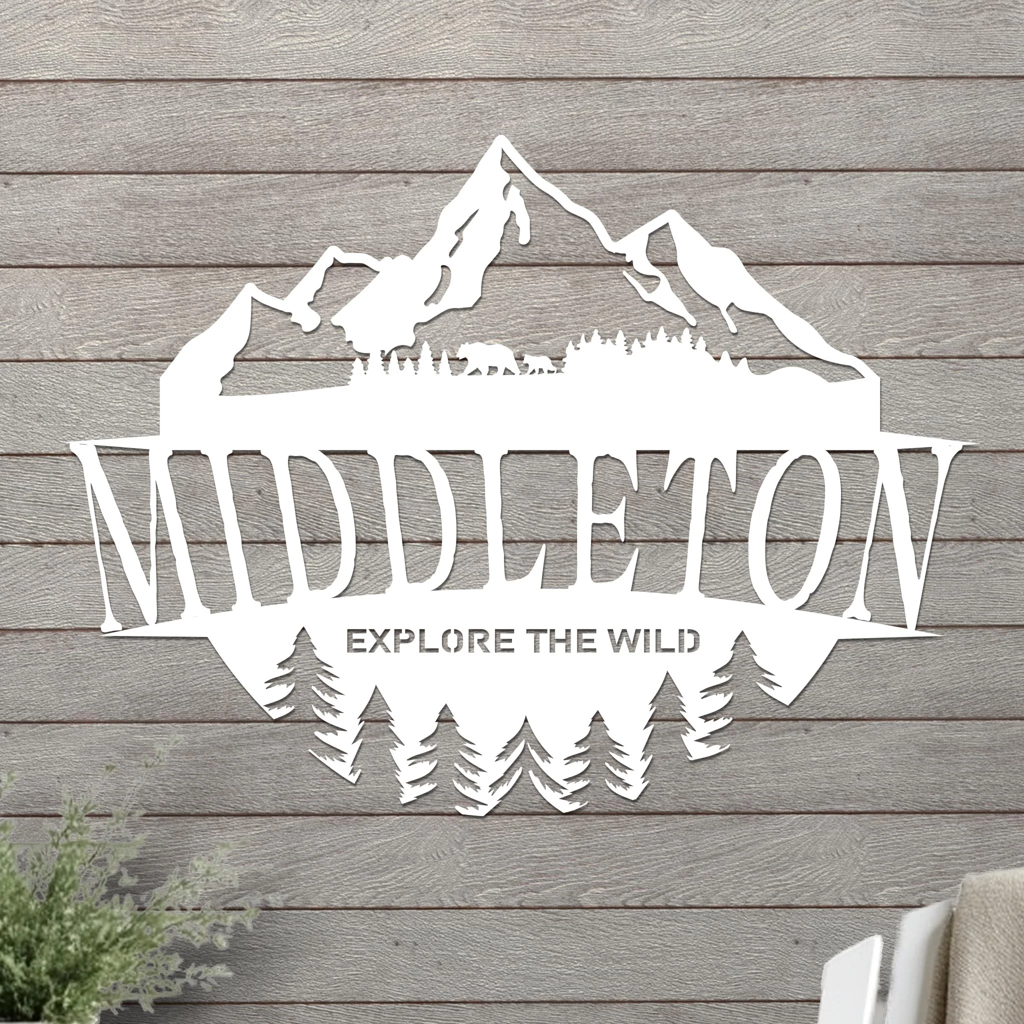 Explore the Wild with Name Sign - Image 2