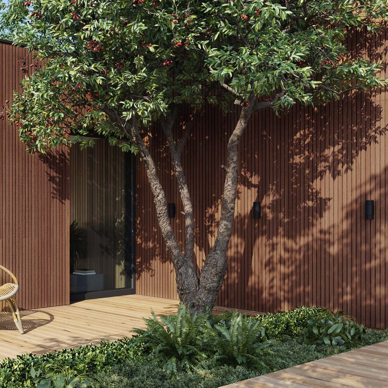 Exterior Wood-Look Composite Slat Panel Samples - Image 5