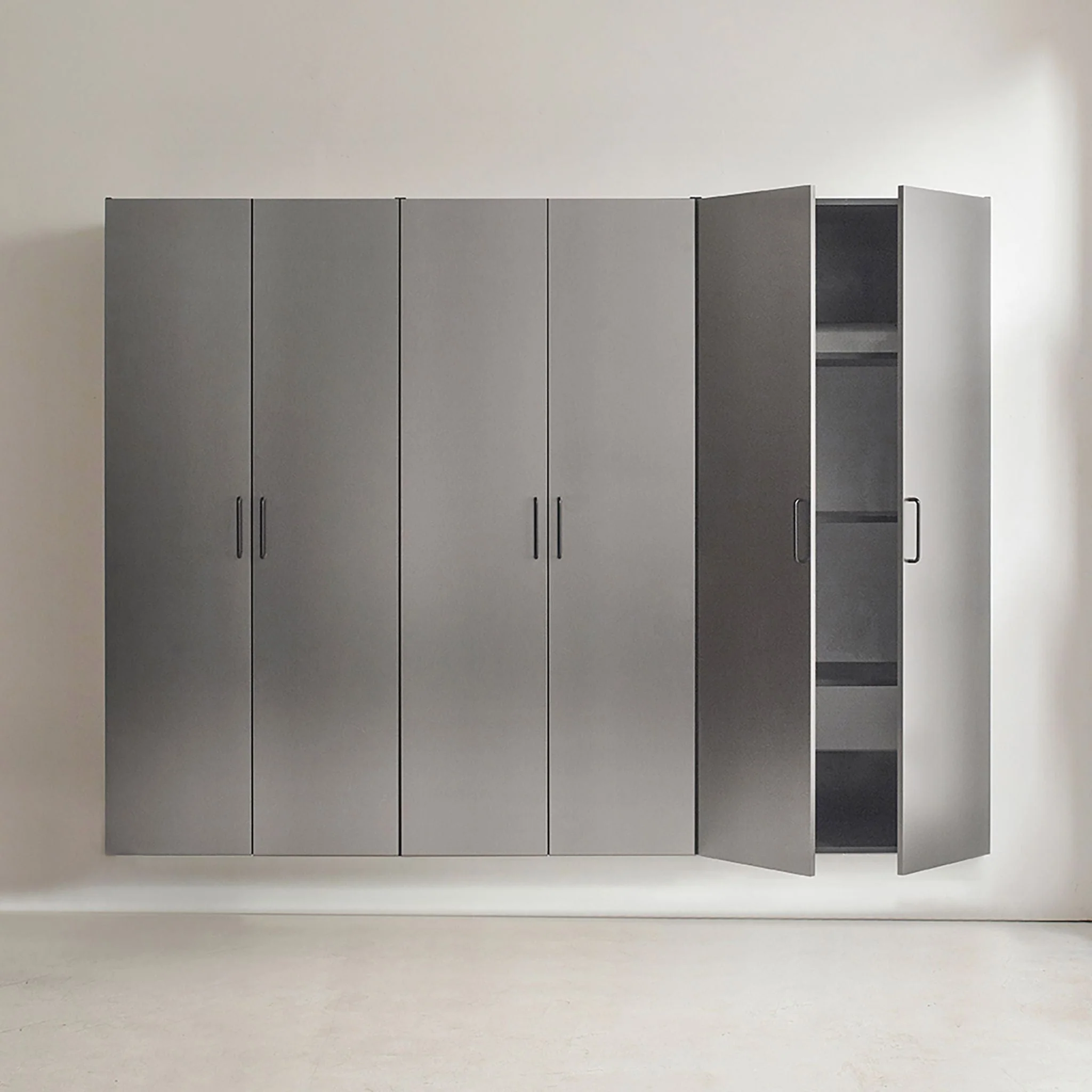 Extra Large Heavy-Duty 96-Inch Garage Cabinet Storage Set With Soft-Close Doors And Adjustable Shelves (SAK74369) - Image 4