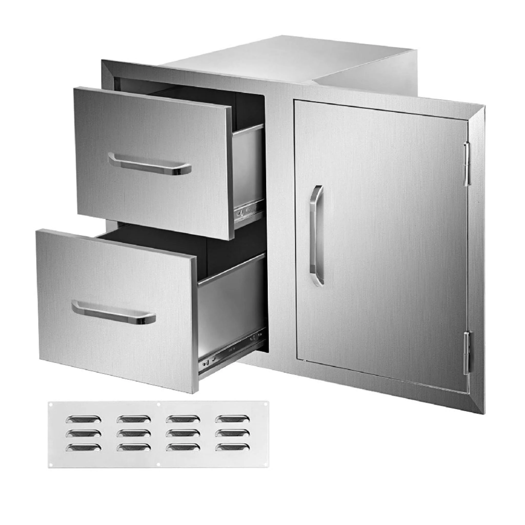 Extra Large Outdoor Stainless Steel Kitchen Storage Cabinet With Pulling Drawers (92817405) - Image 9