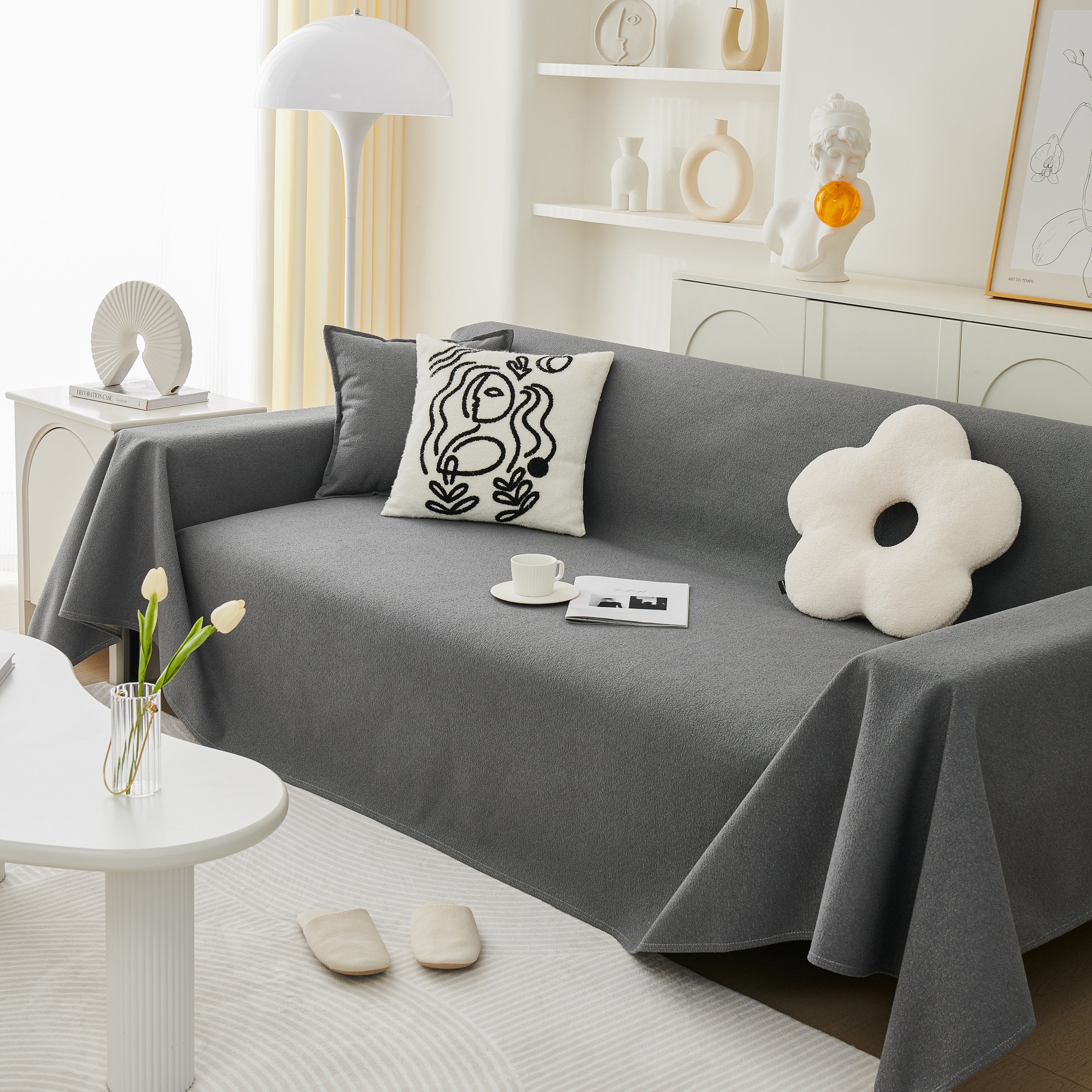 Extra Large Waterproof Non Slip Sofa Cover Blanket, Furniture Covers for Pets, Cozy Couch Protector - Image 31