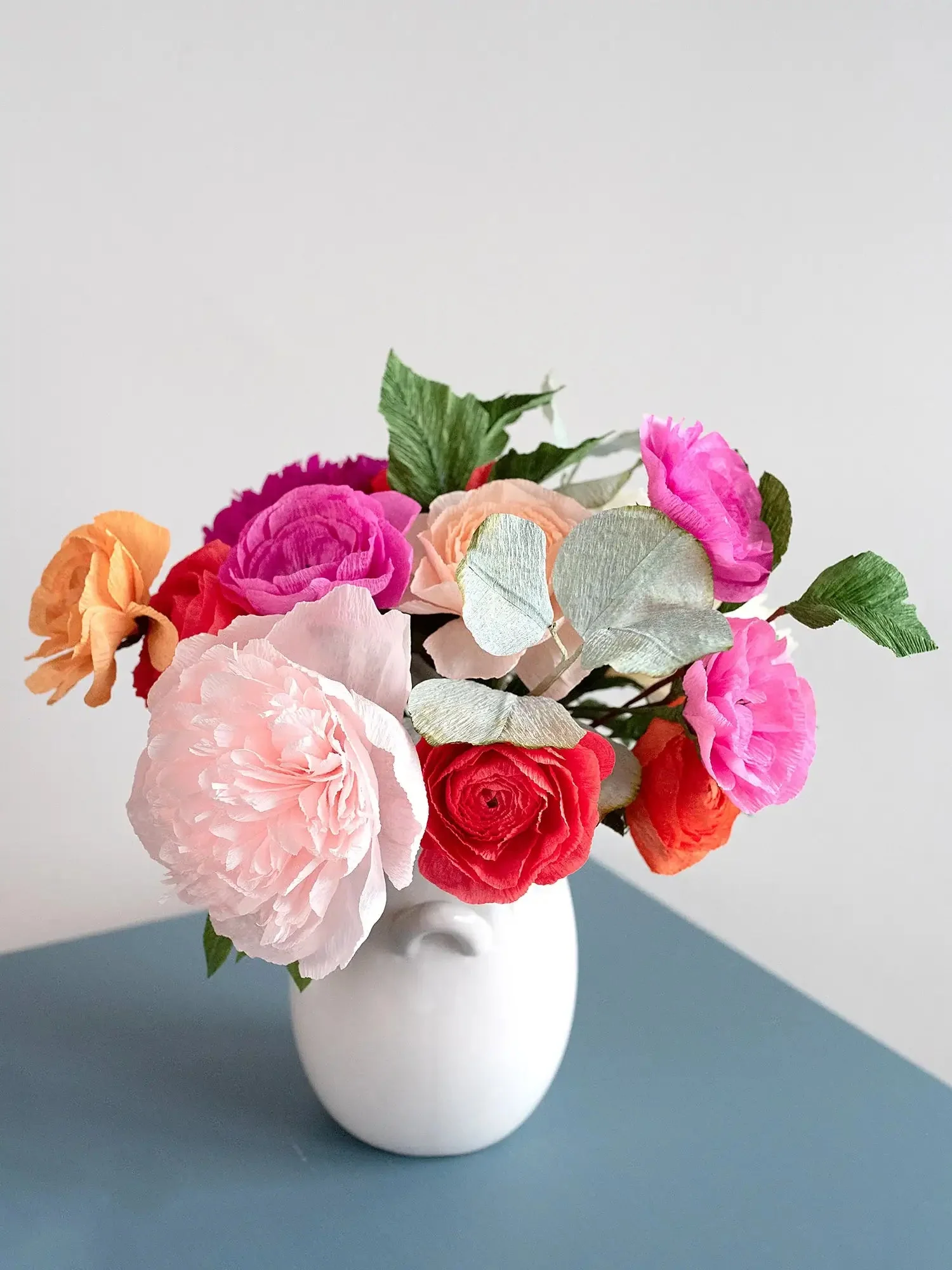 Extra Spicy Please | Paper Peony and Ranunculus Bouquet - Image 4