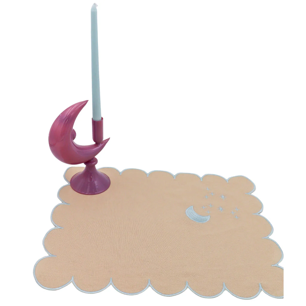 Extra Tall Baby Blue Cloud Taper Candle, 1 Case of 48 Packs (4 Candles per Pack) - Image 8