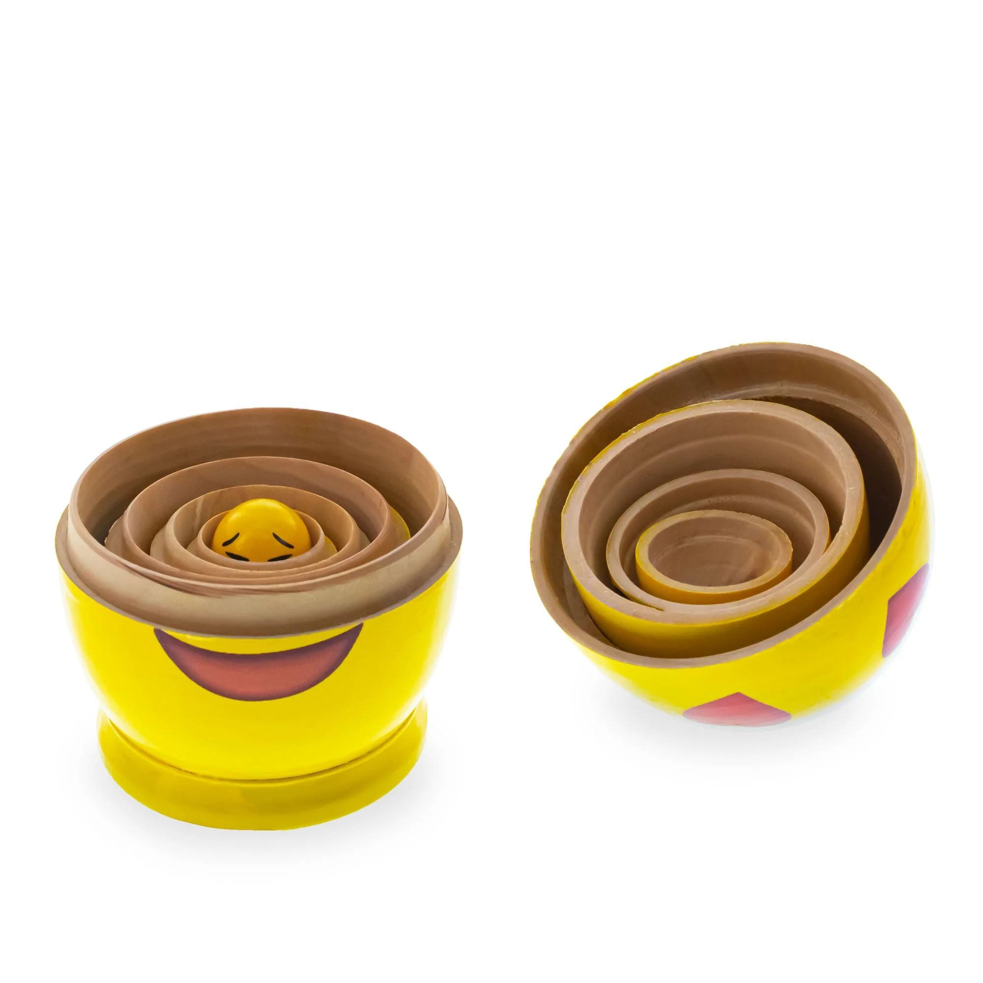 Facial expression Wooden Nesting Dolls - Image 4
