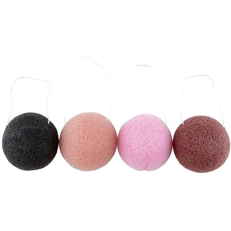 Facial Konjac Sponges in Blush Ash Tube Pack | Giftable Skincare Beauty Kit Set - Image 2