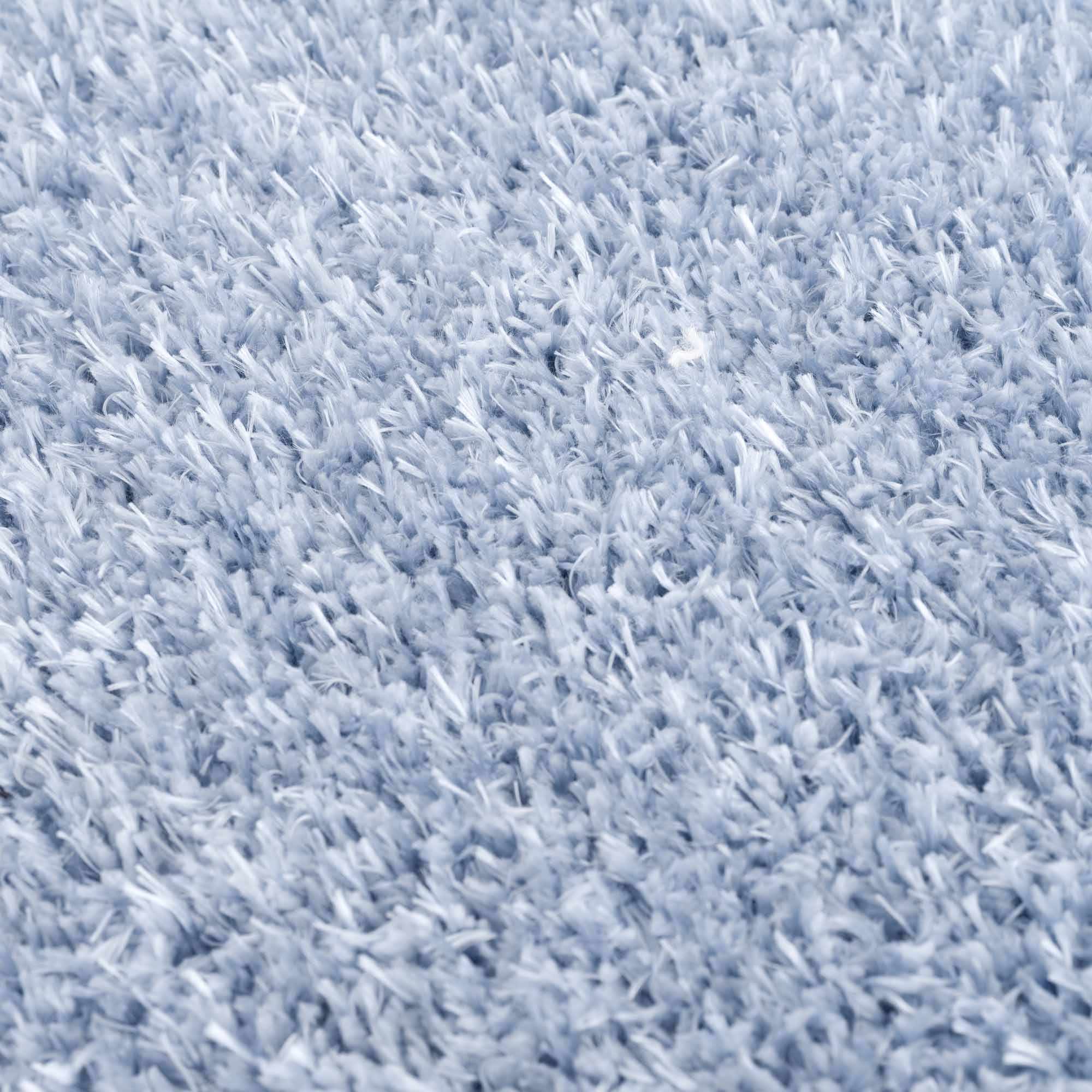 Faina Solid Aqua Shag Washable Area Rug - Clearance - Image 17