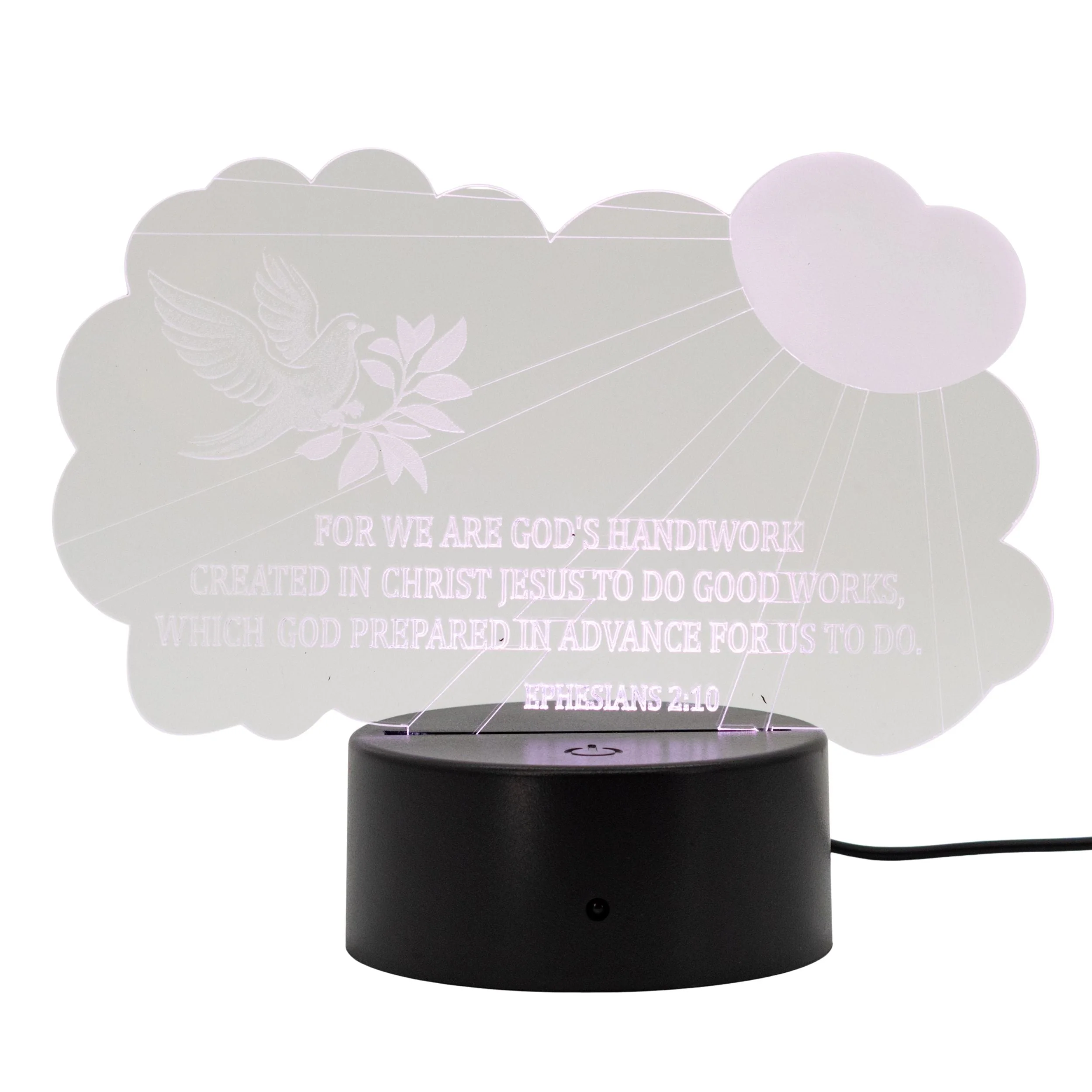 Faith-Based LED Lighted Plaque | Multiple Sayings | Glowing Creation - Image 16