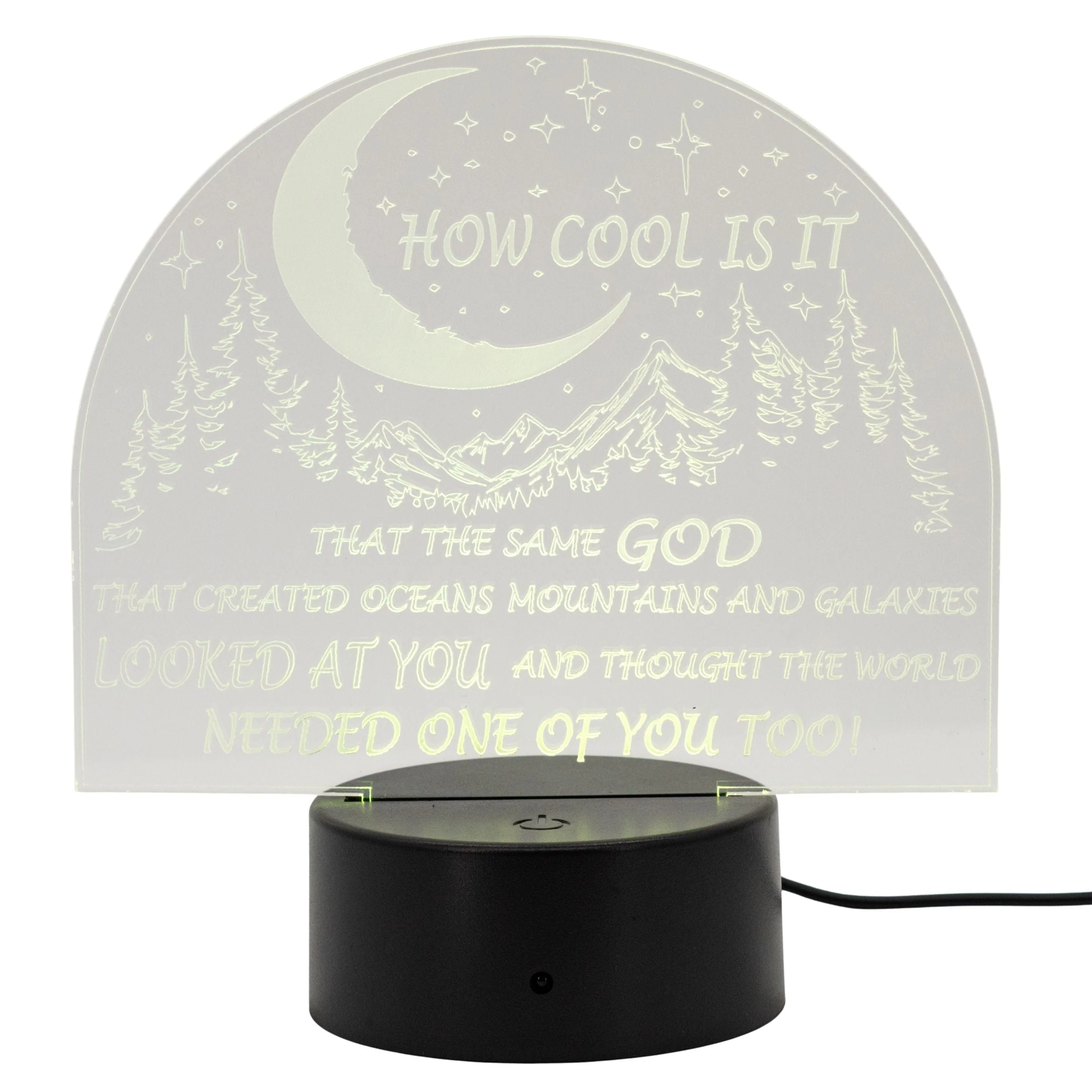 Faith-Based LED Lighted Plaque | Multiple Sayings | Glowing Creation - Image 18