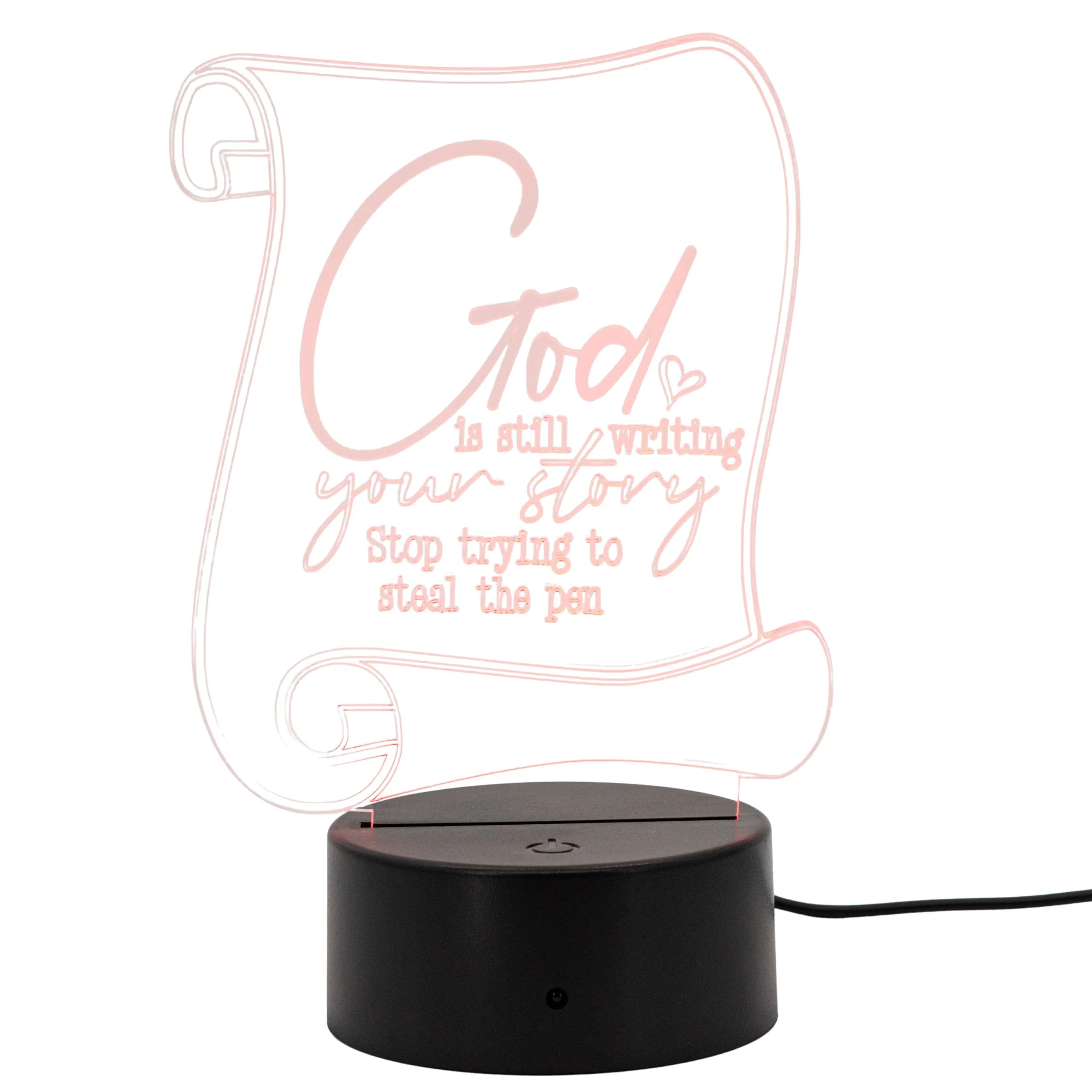 Faith-Based LED Lighted Plaque | Multiple Sayings | Glowing Creation - Image 20