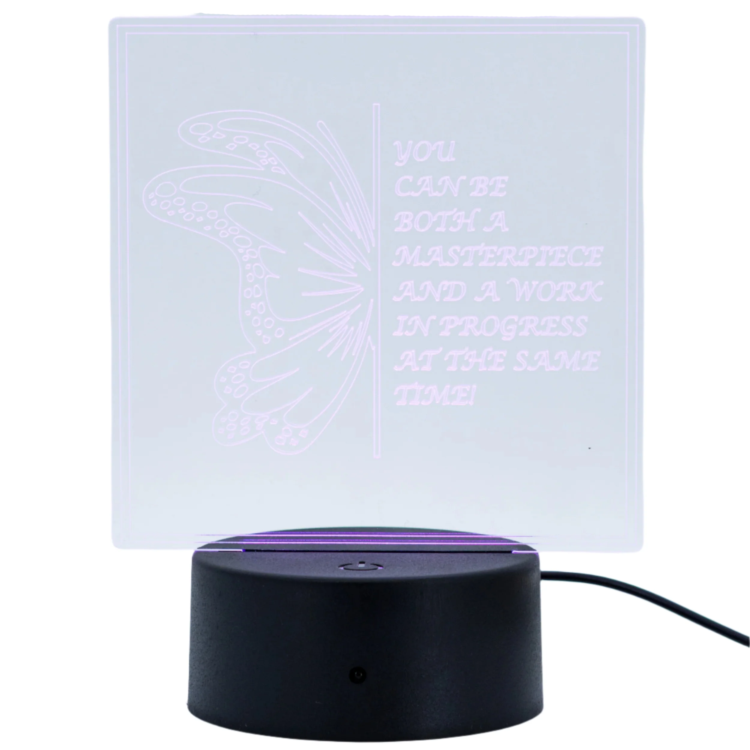 Faith-Based LED Lighted Plaque | Multiple Sayings | Glowing Creation - Image 3