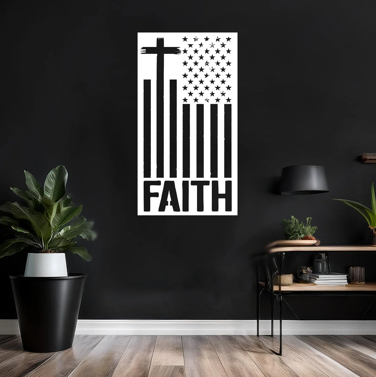Faith/Cross American Flag - Image 4