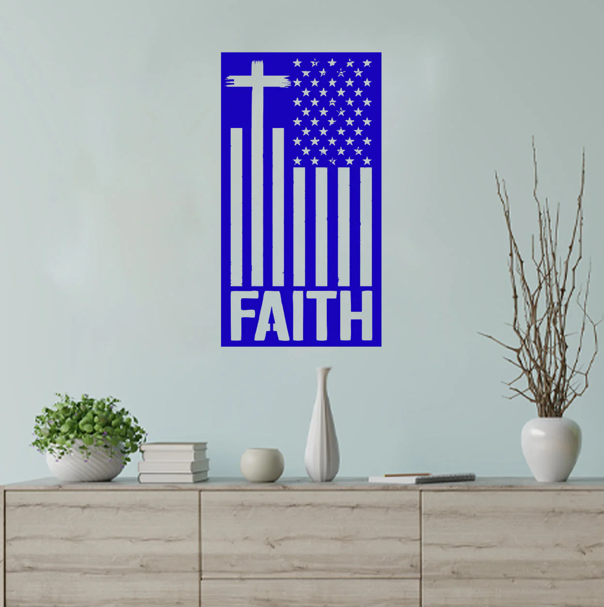Faith/Cross American Flag - Image 5