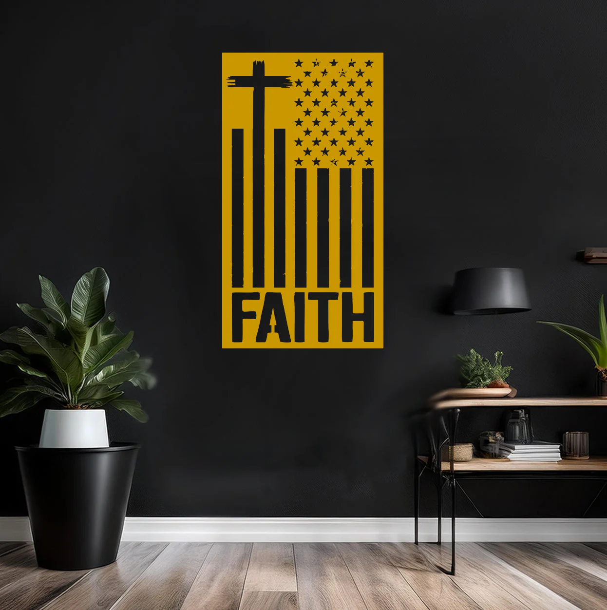 Faith/Cross American Flag - Image 8