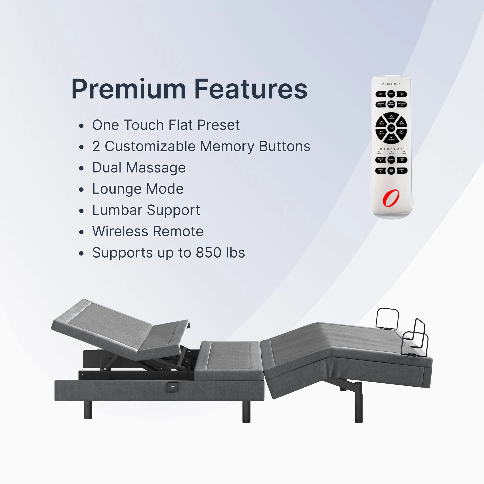 Falcon II Adjustable Bed Frame - Image 3