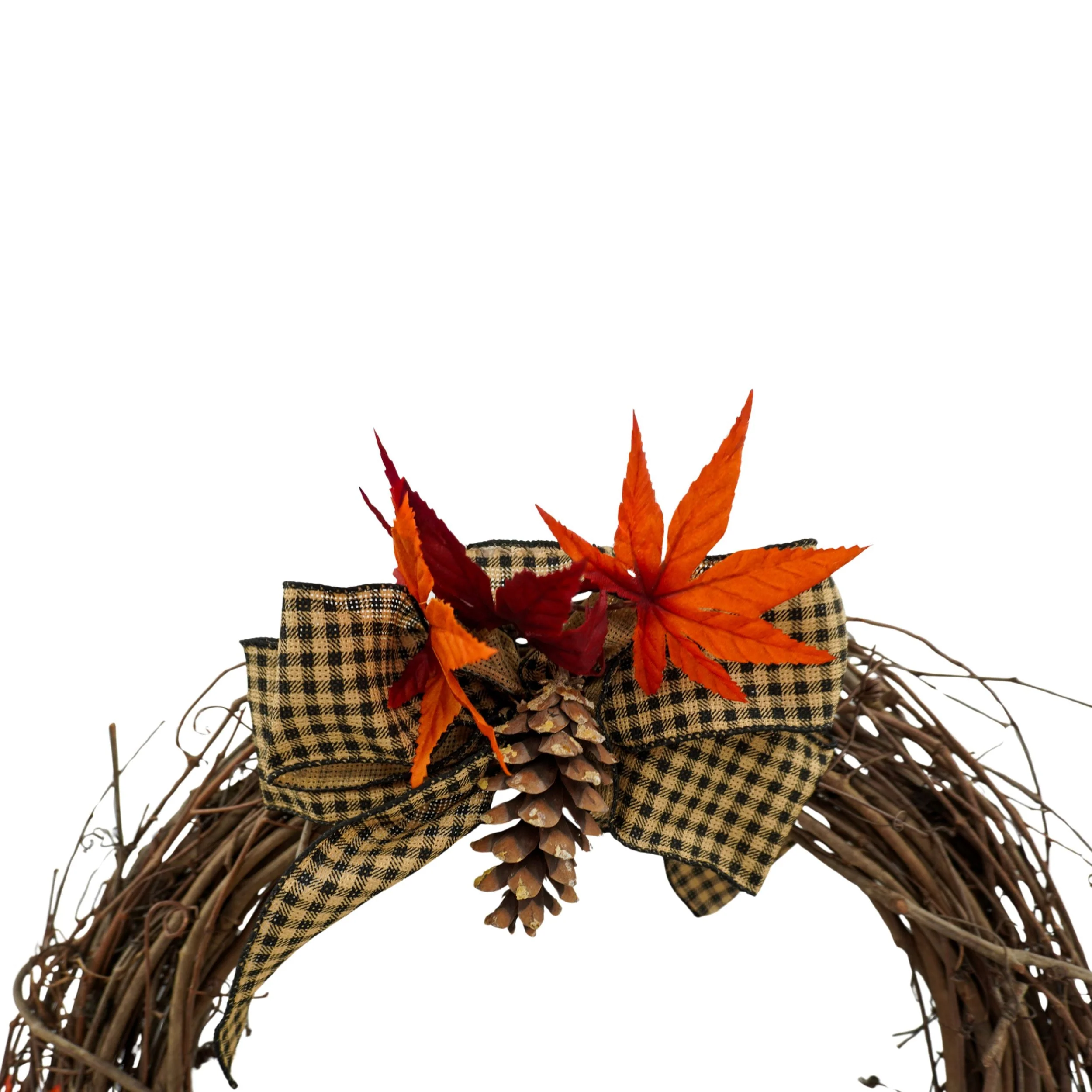 Fall Wreath | 18" x 18" | KJ Made - Image 4