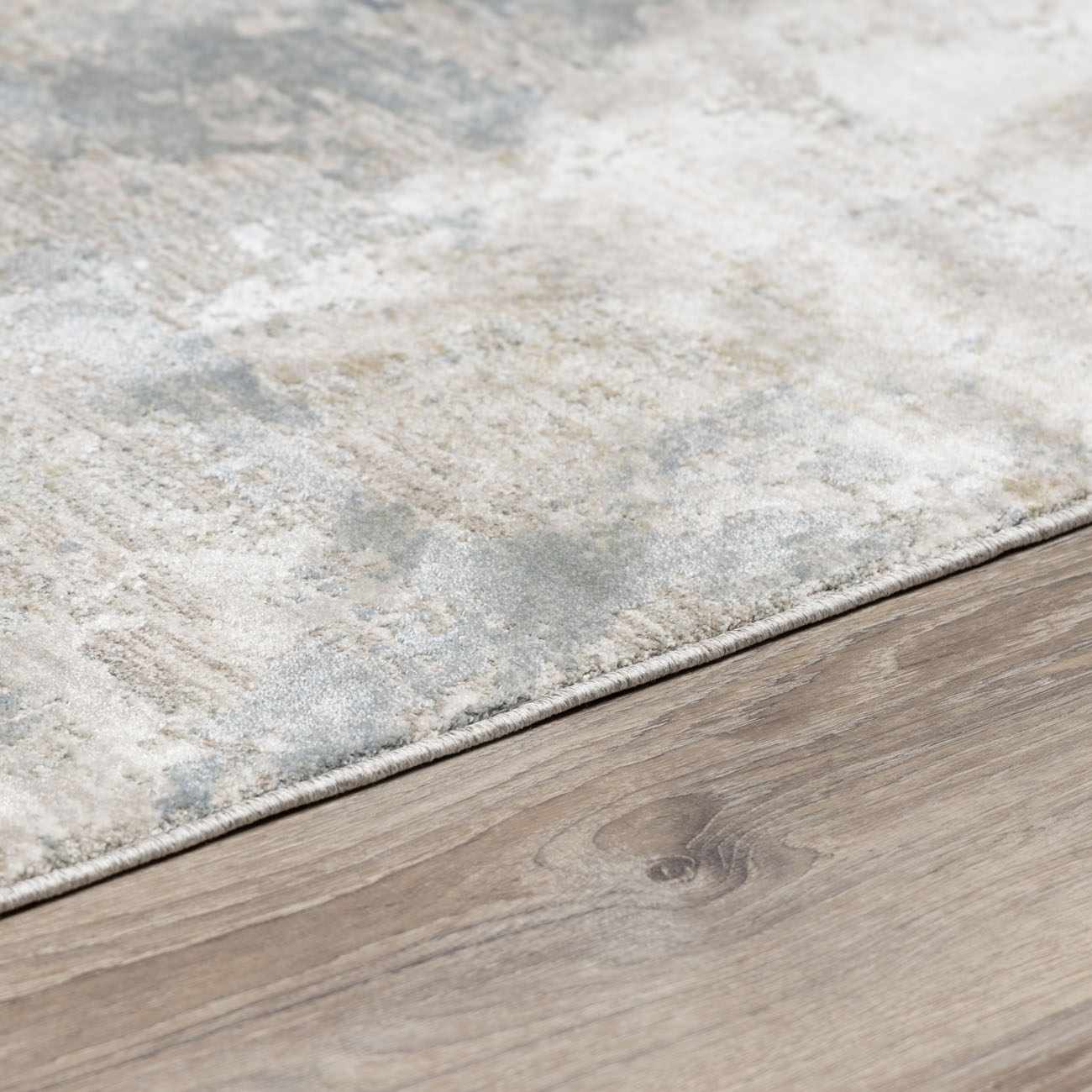 Fallin Gray Thick Luxe Abstract Striped Rug - Image 10