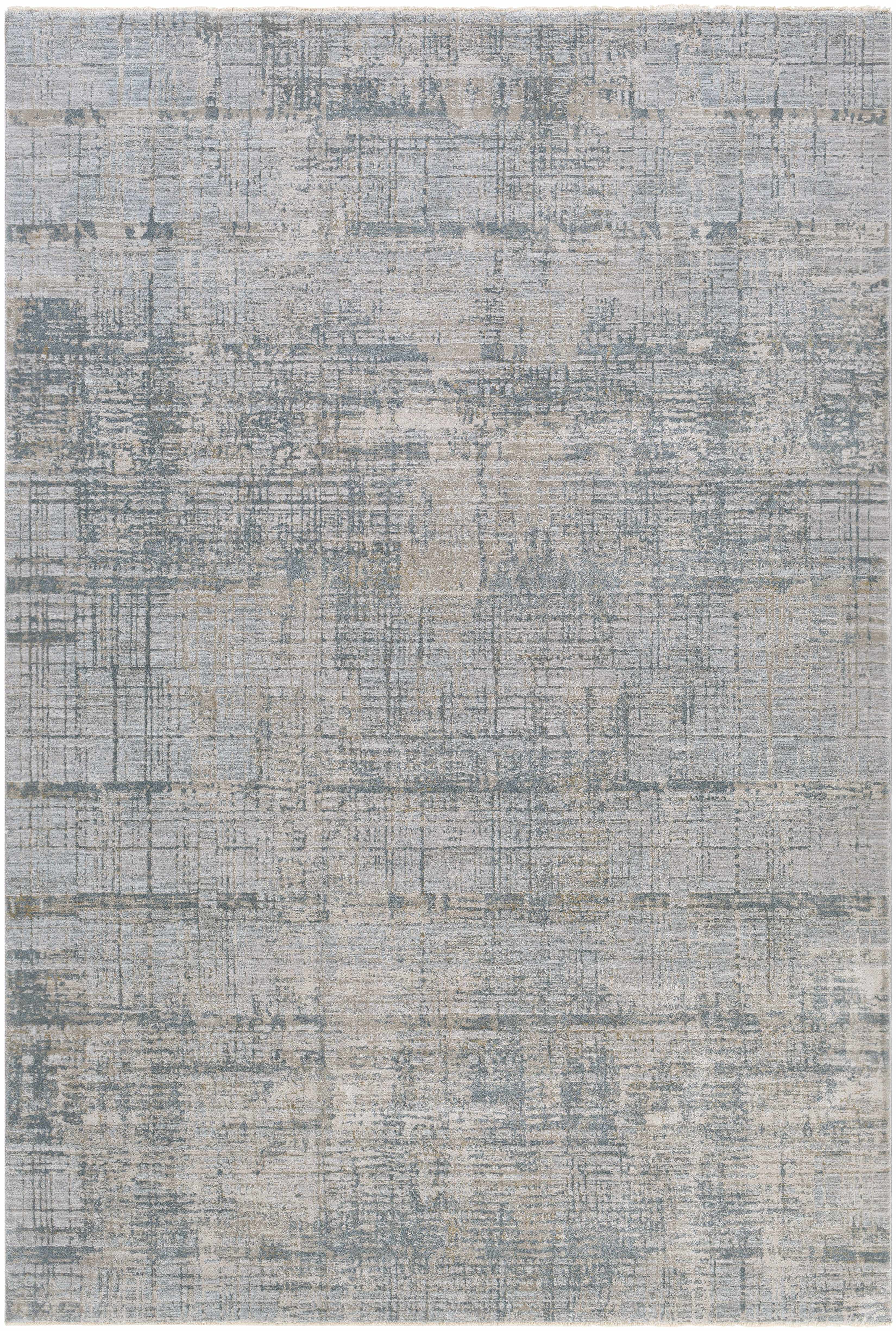 Fallin Gray Thick Luxe Abstract Striped Rug - Image 14