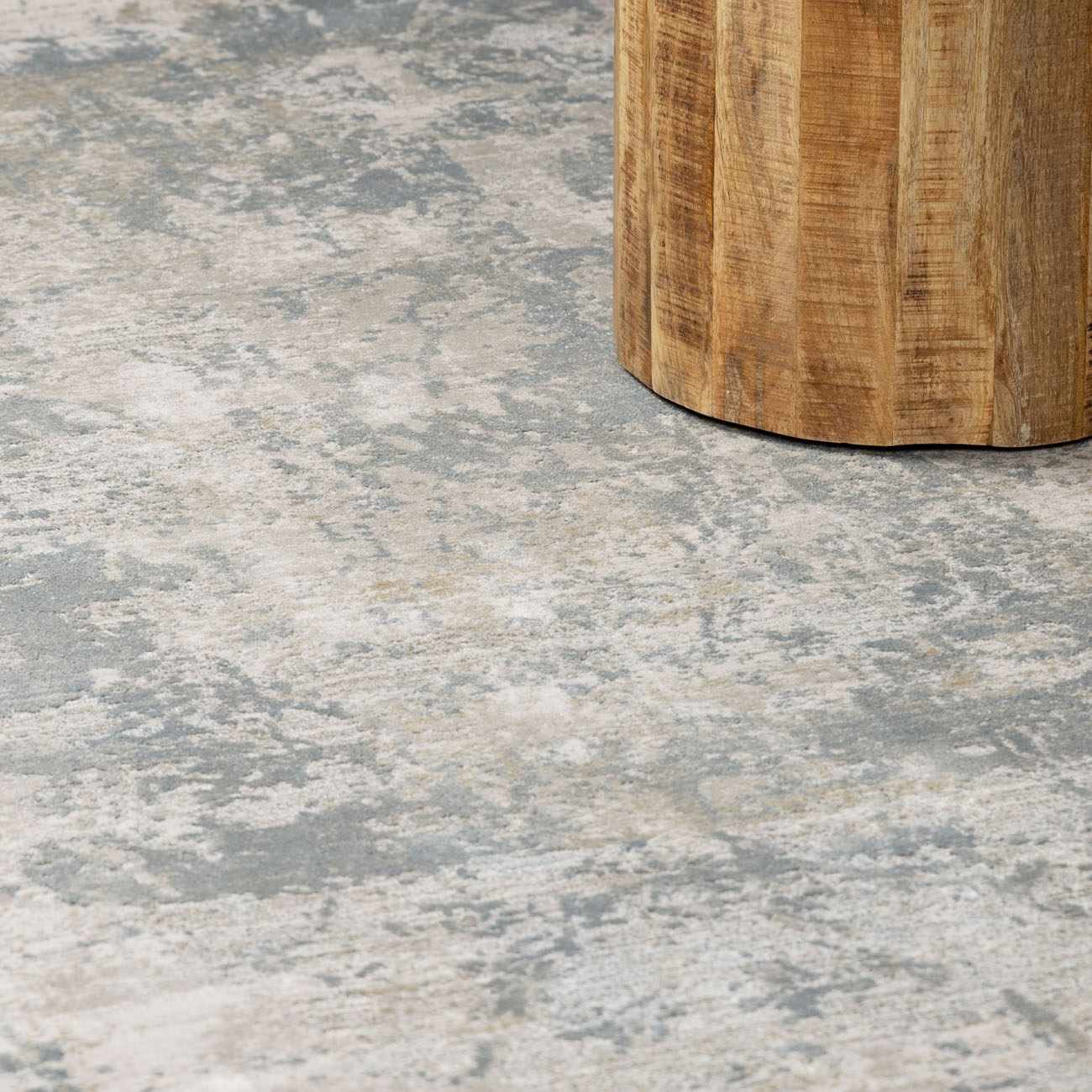 Fallin Gray Thick Luxe Abstract Striped Rug - Image 15