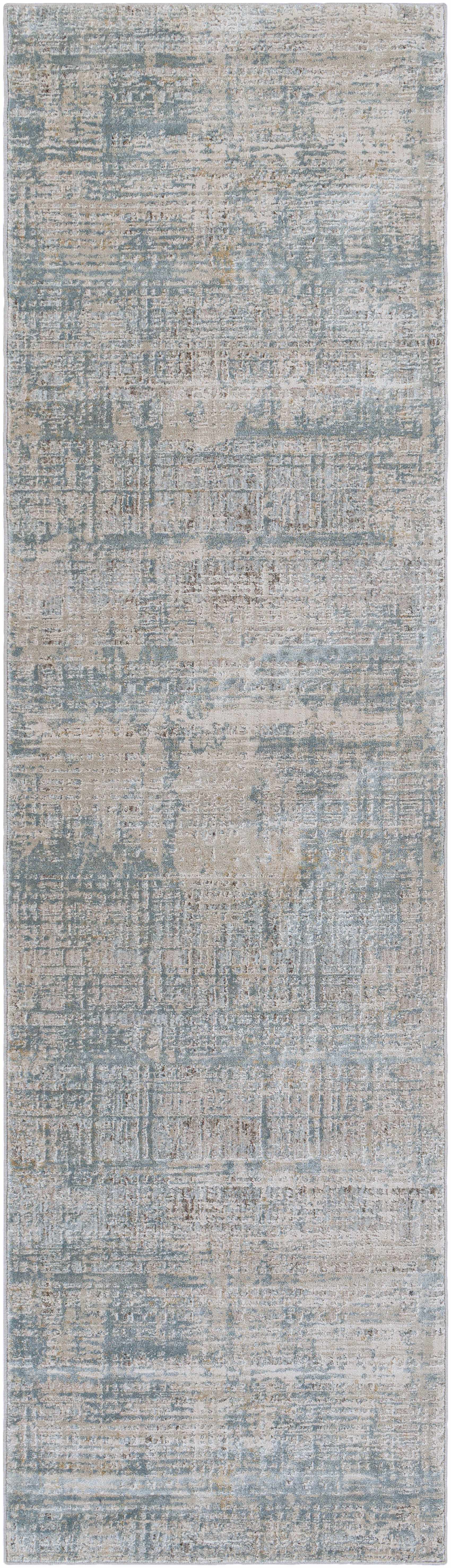 Fallin Gray Thick Luxe Abstract Striped Rug - Image 18