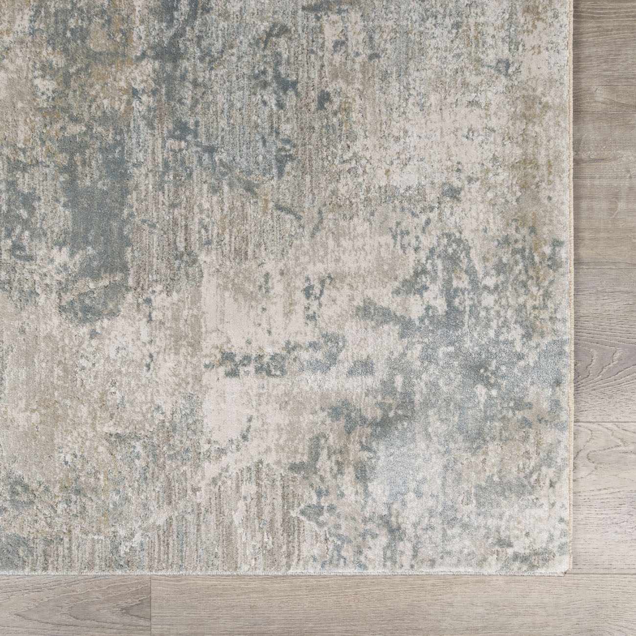 Fallin Gray Thick Luxe Abstract Striped Rug - Image 7