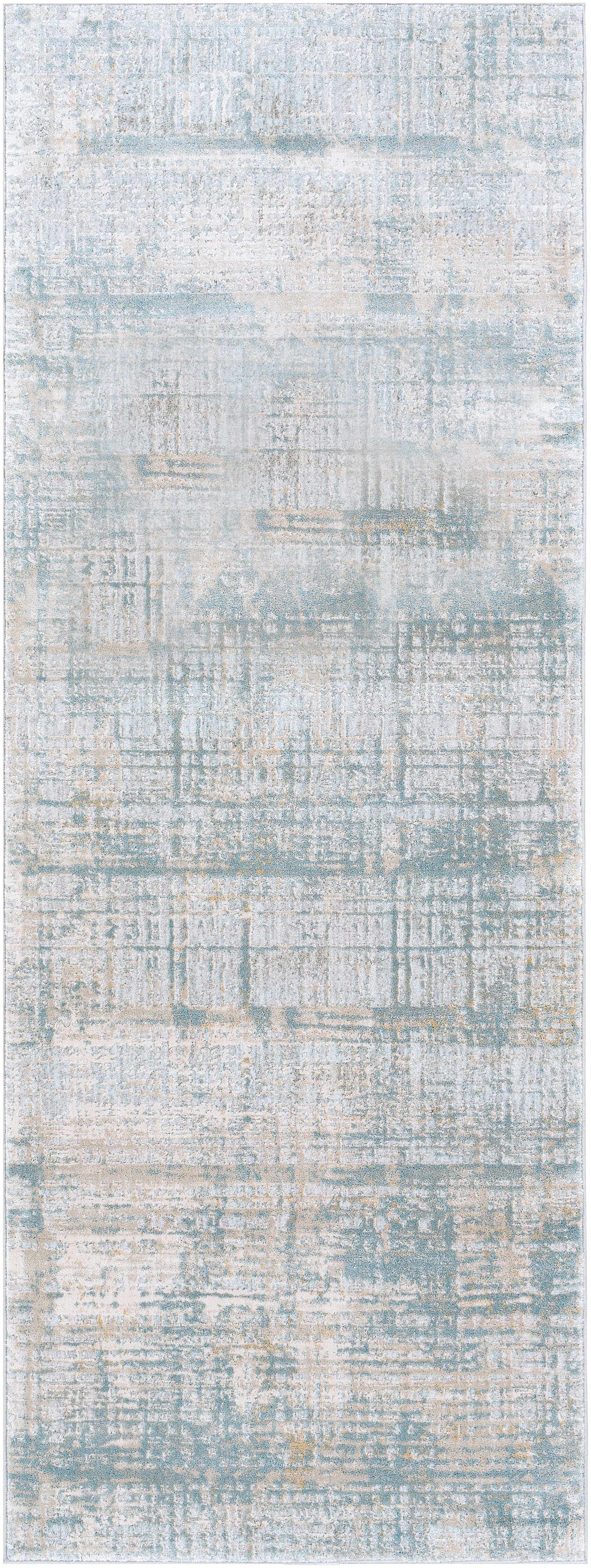 Fallin Gray Thick Luxe Abstract Striped Rug - Image 8