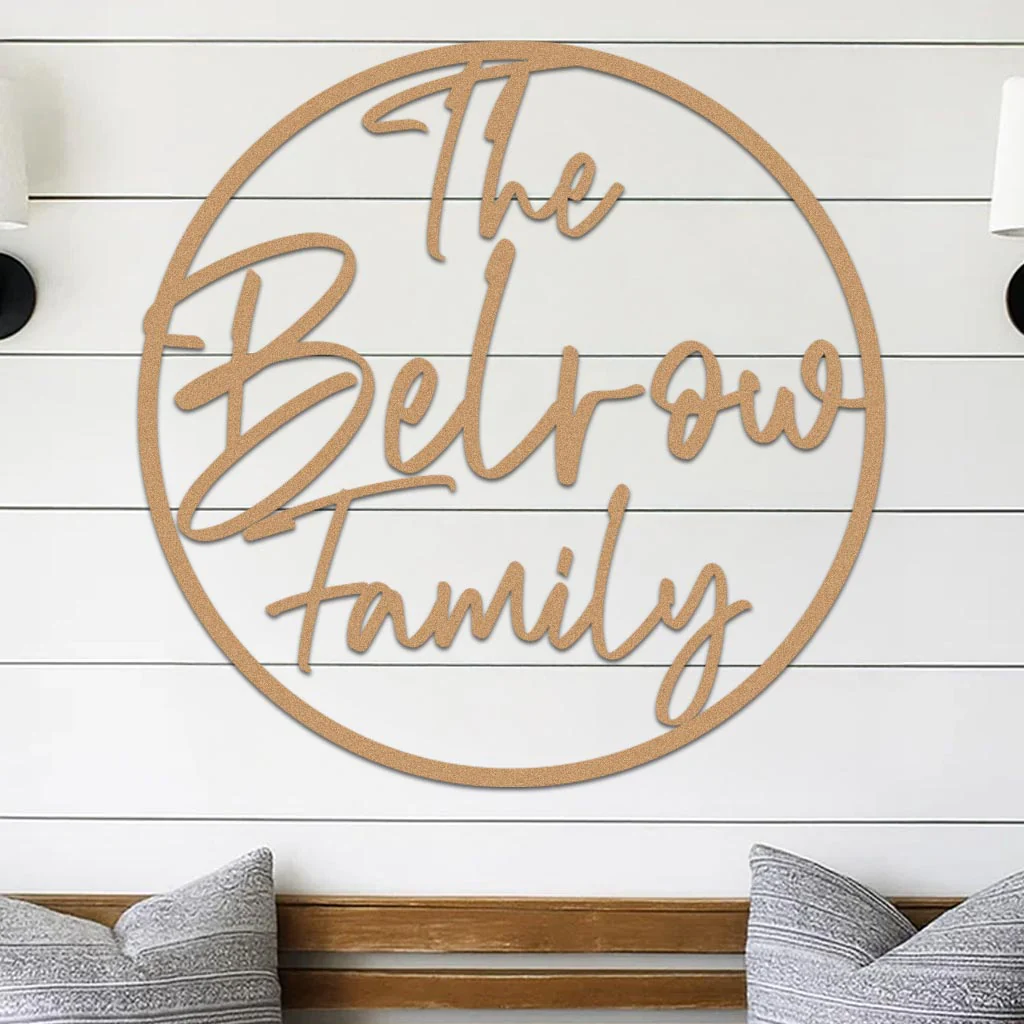 Family Name Sign in Circle - Image 3