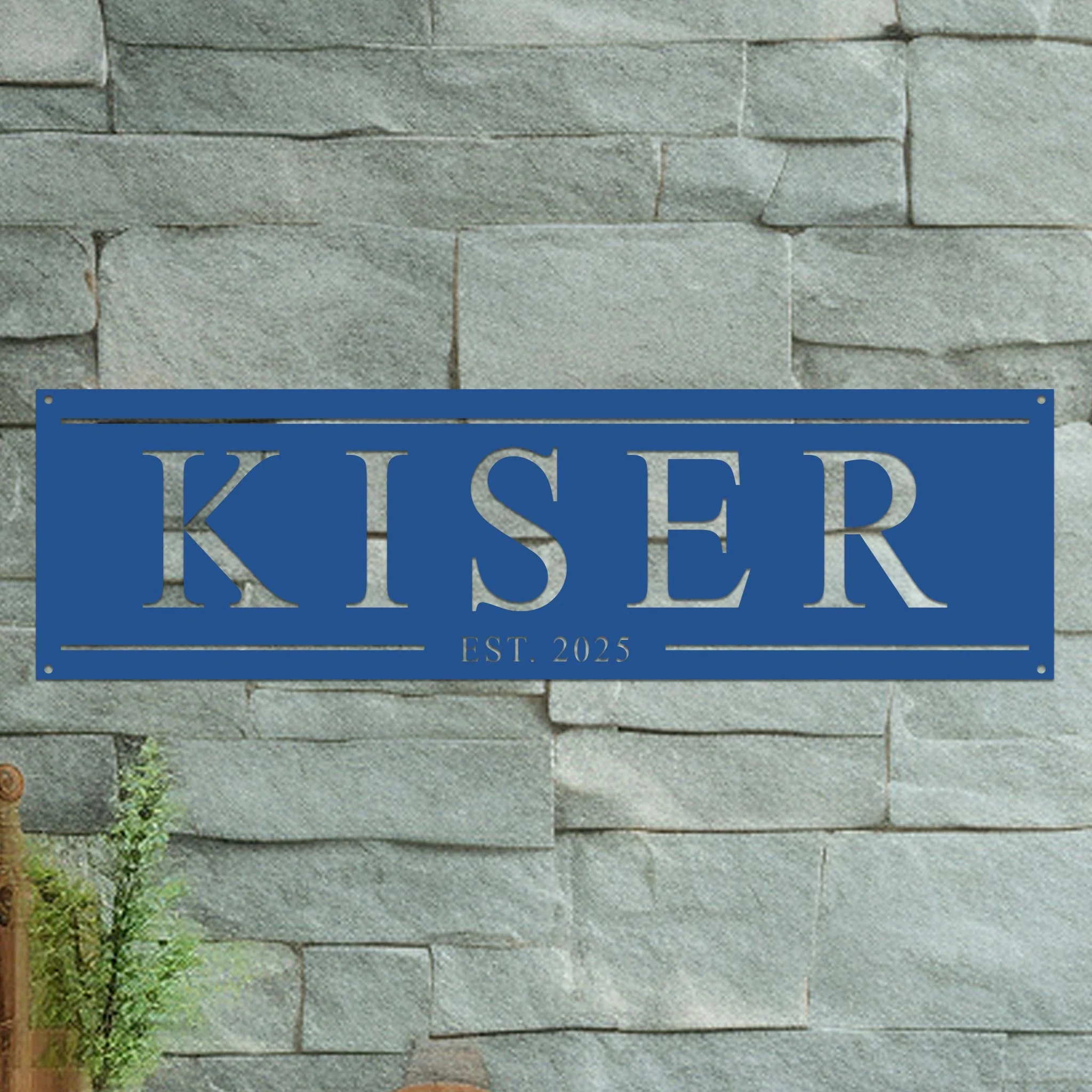 Family Name Sign with Date - Image 8