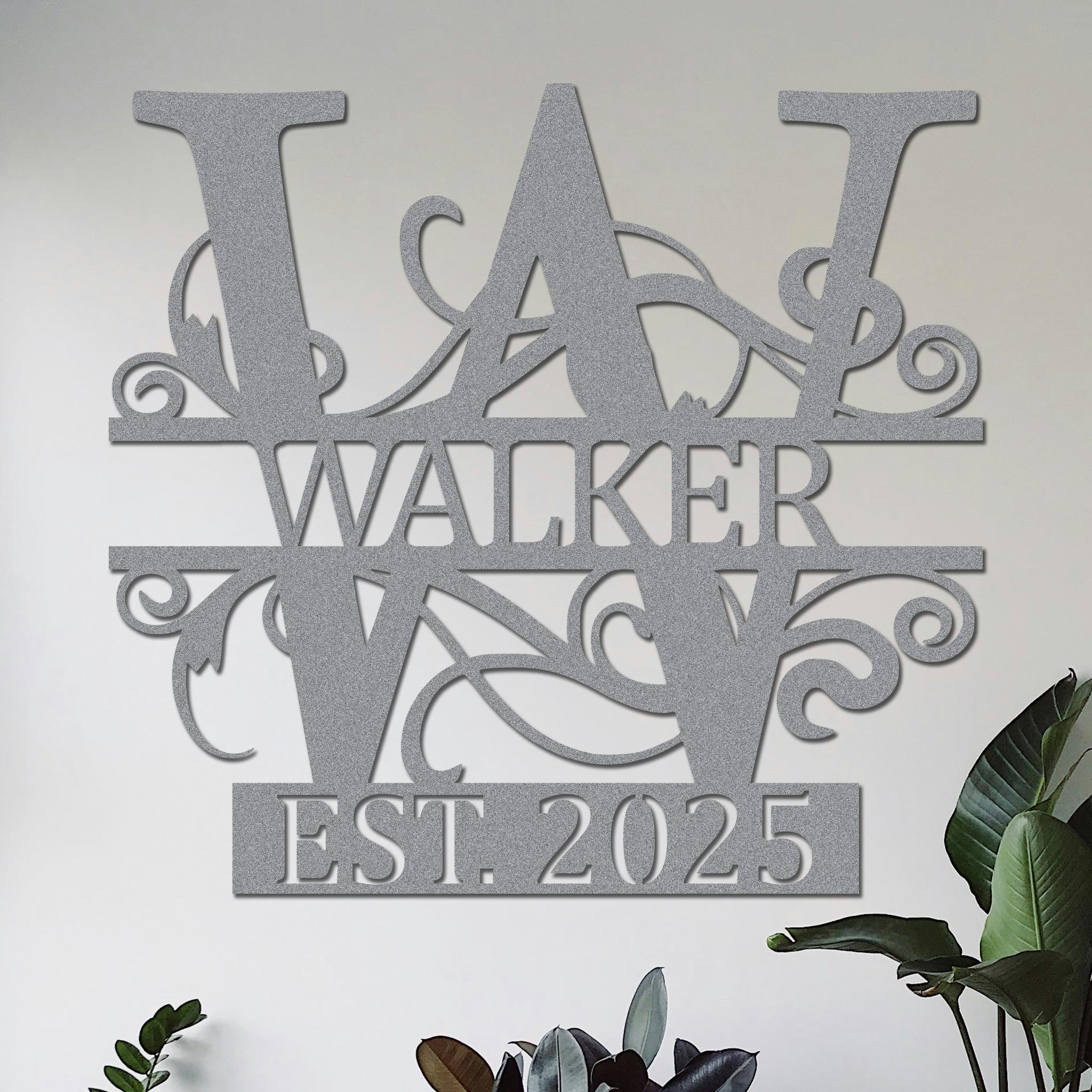 Family Name w Established Year Sign - Image 3