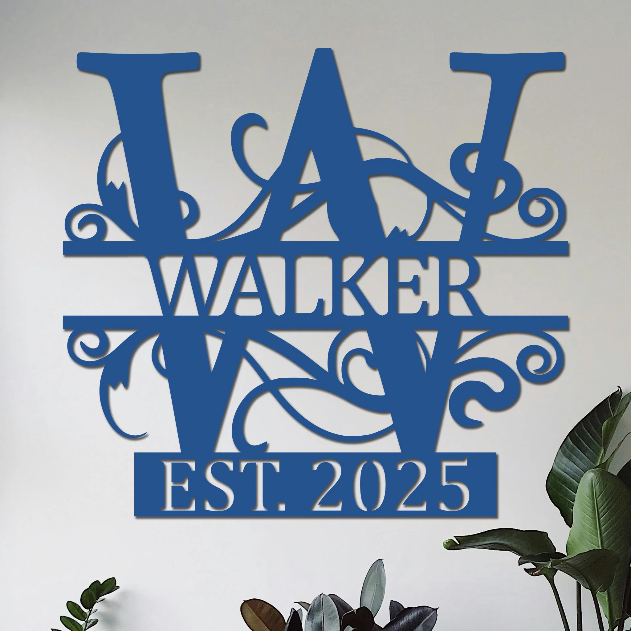 Family Name w Established Year Sign - Image 4