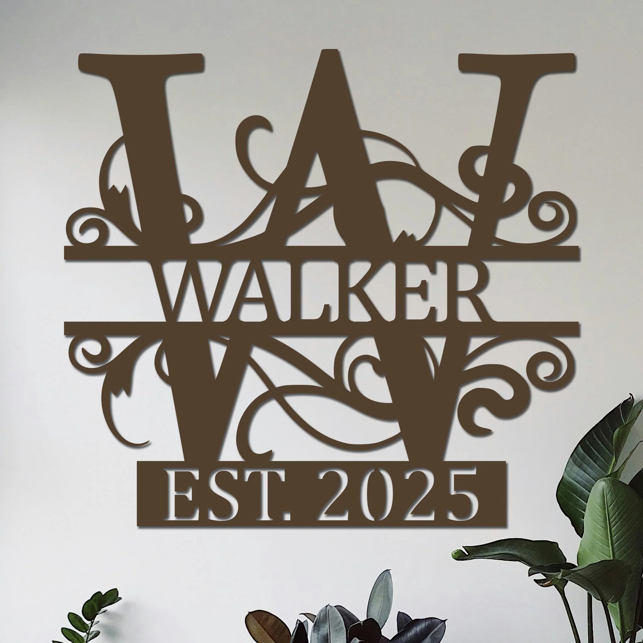 Family Name w Established Year Sign - Image 7