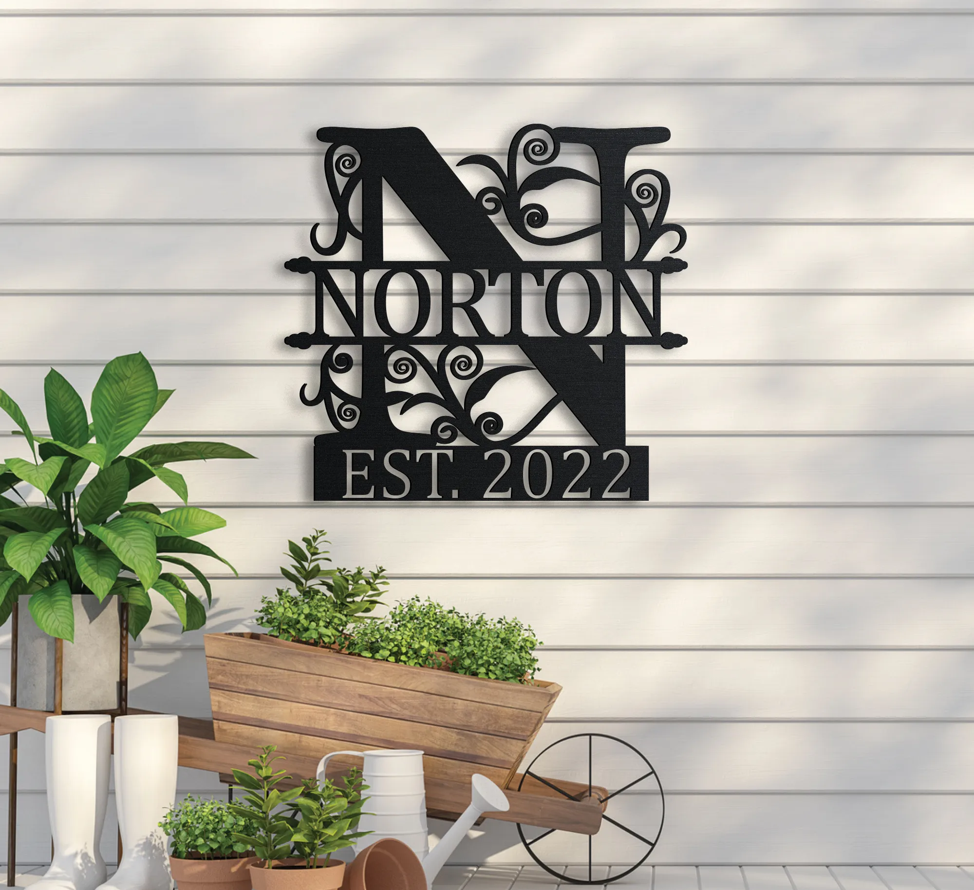 Family Name w Established Year Sign v2